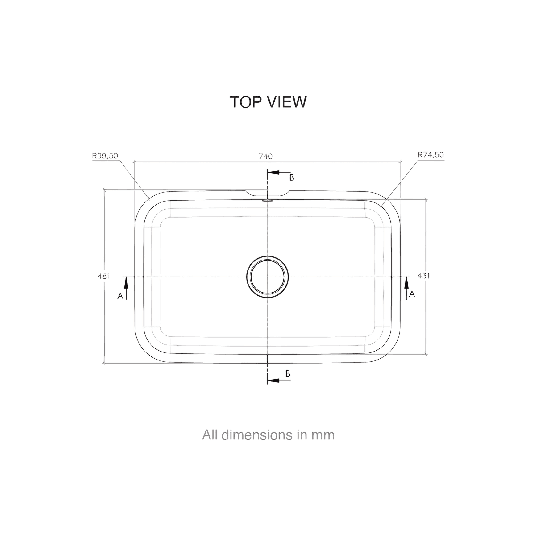 881 Integrated Sink