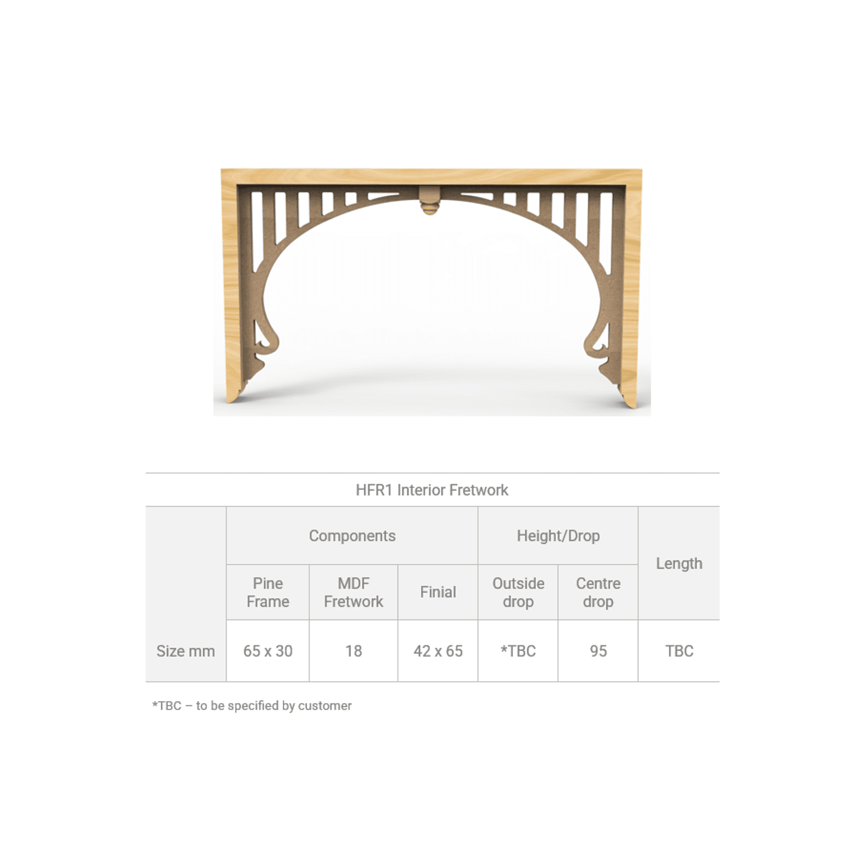 HFR1 INTERIOR HERITAGE FRETWORK