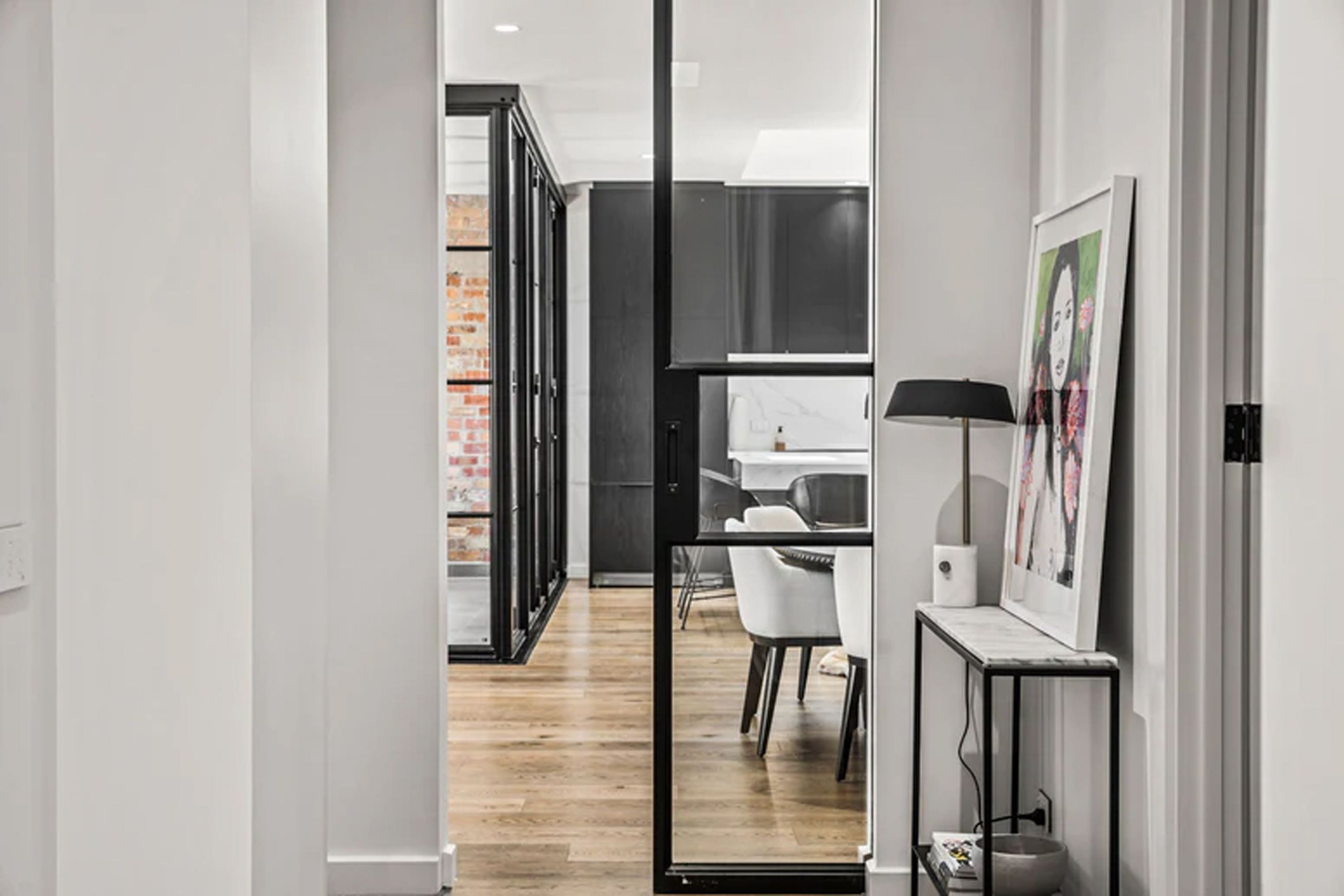 Steel Frame Internal Sliding Doors - Galvanised FPS50