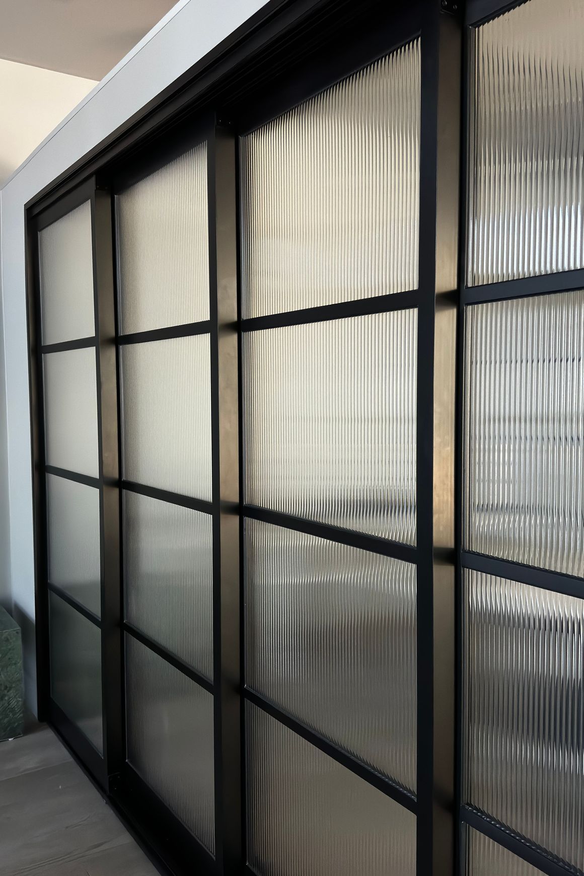 Steel Frame External Sliding Doors - Galvanised FPS50