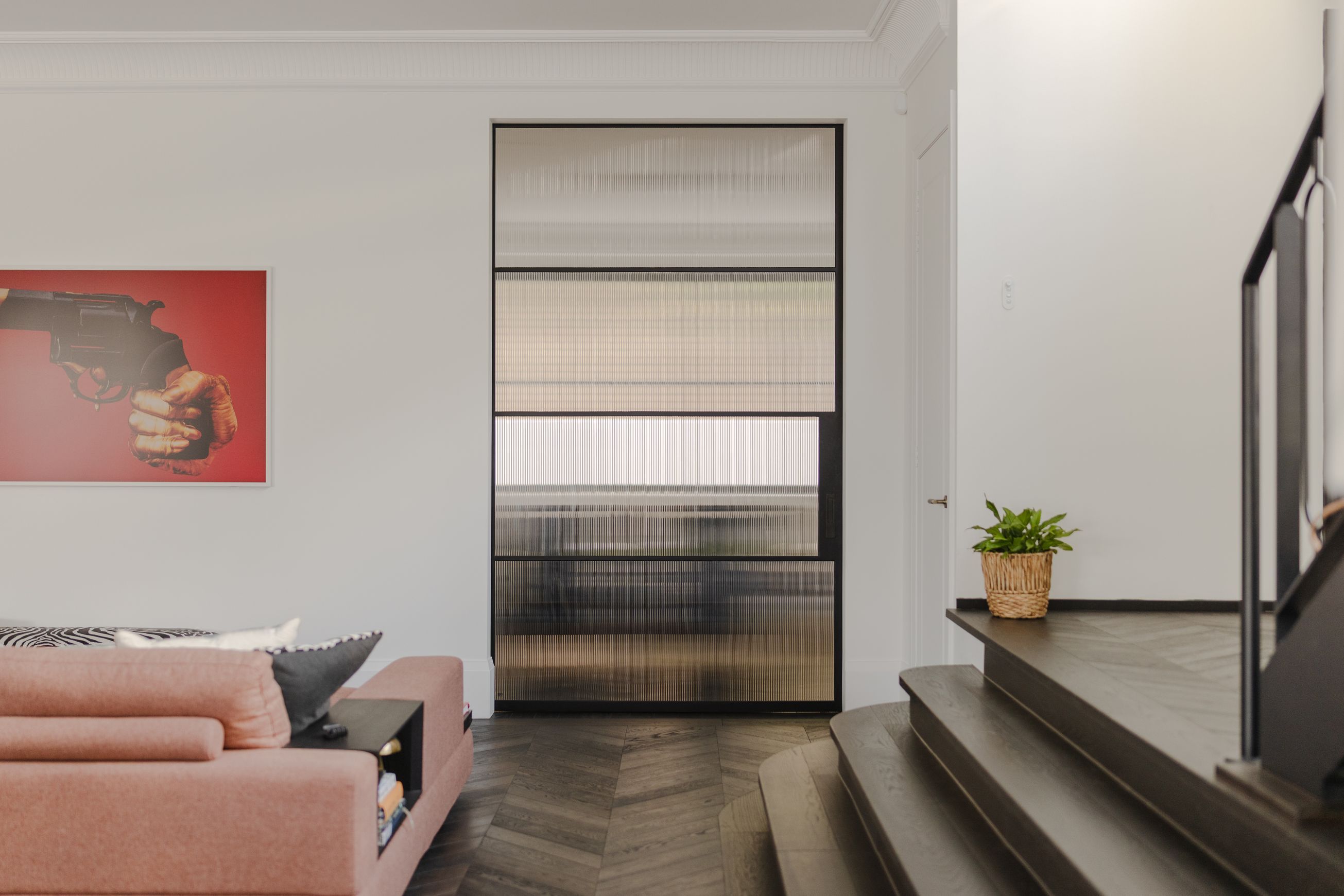 Steel Frame Internal Sliding Doors - Galvanised FPS50