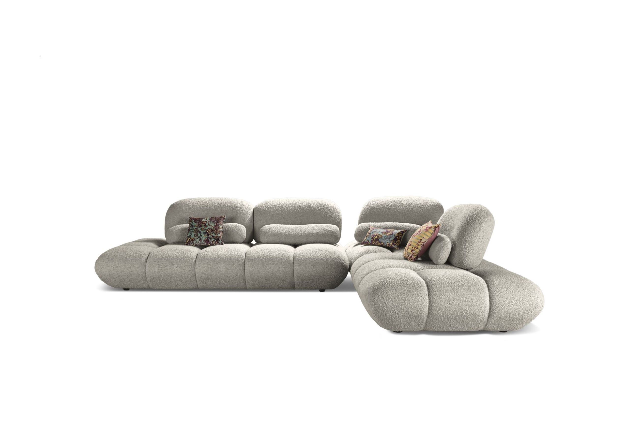 Script C-shaped modular sofa - right