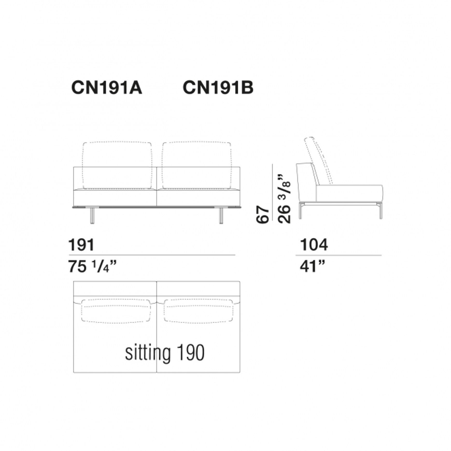 Gregor Sofa by Molteni&C