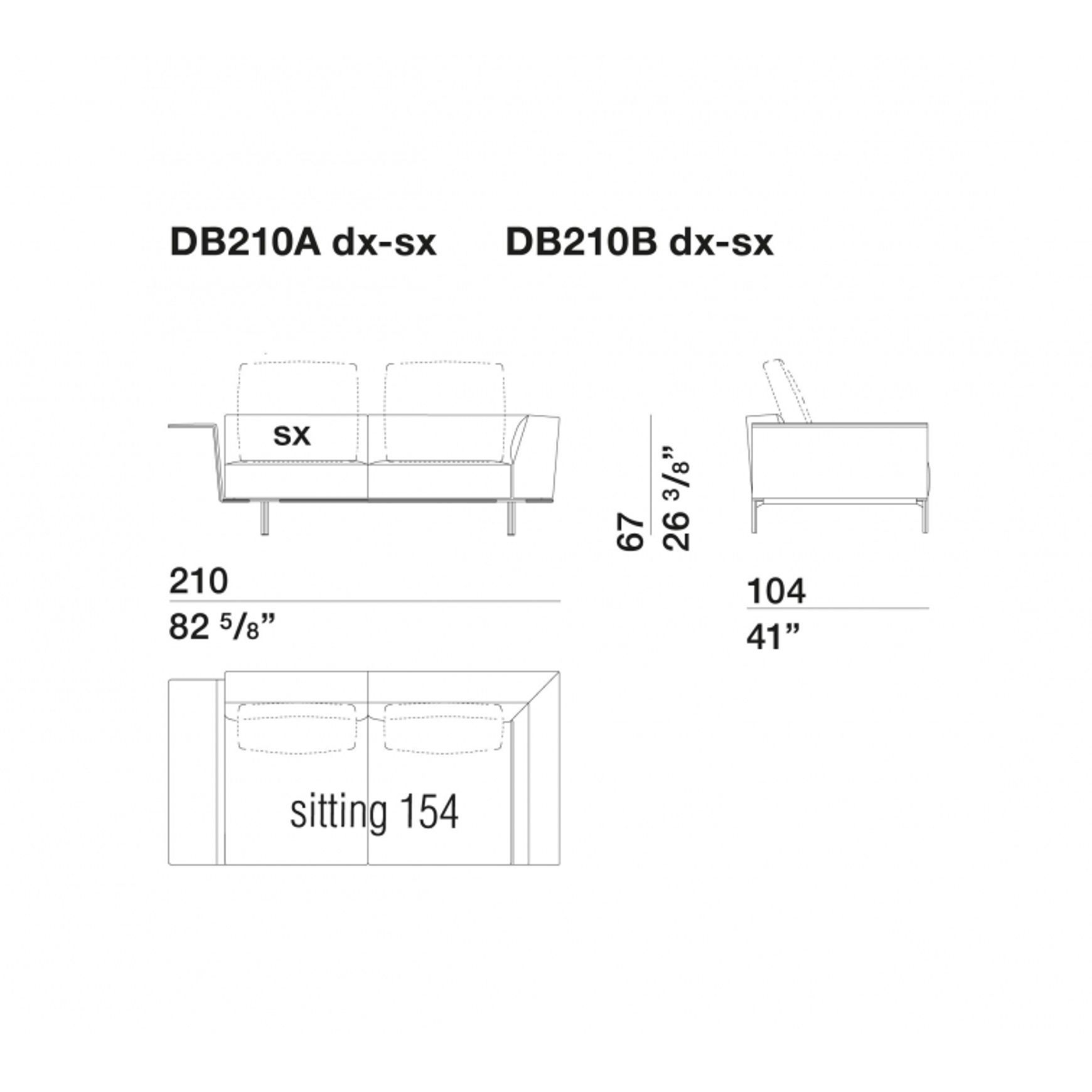 Gregor Sofa by Molteni&C