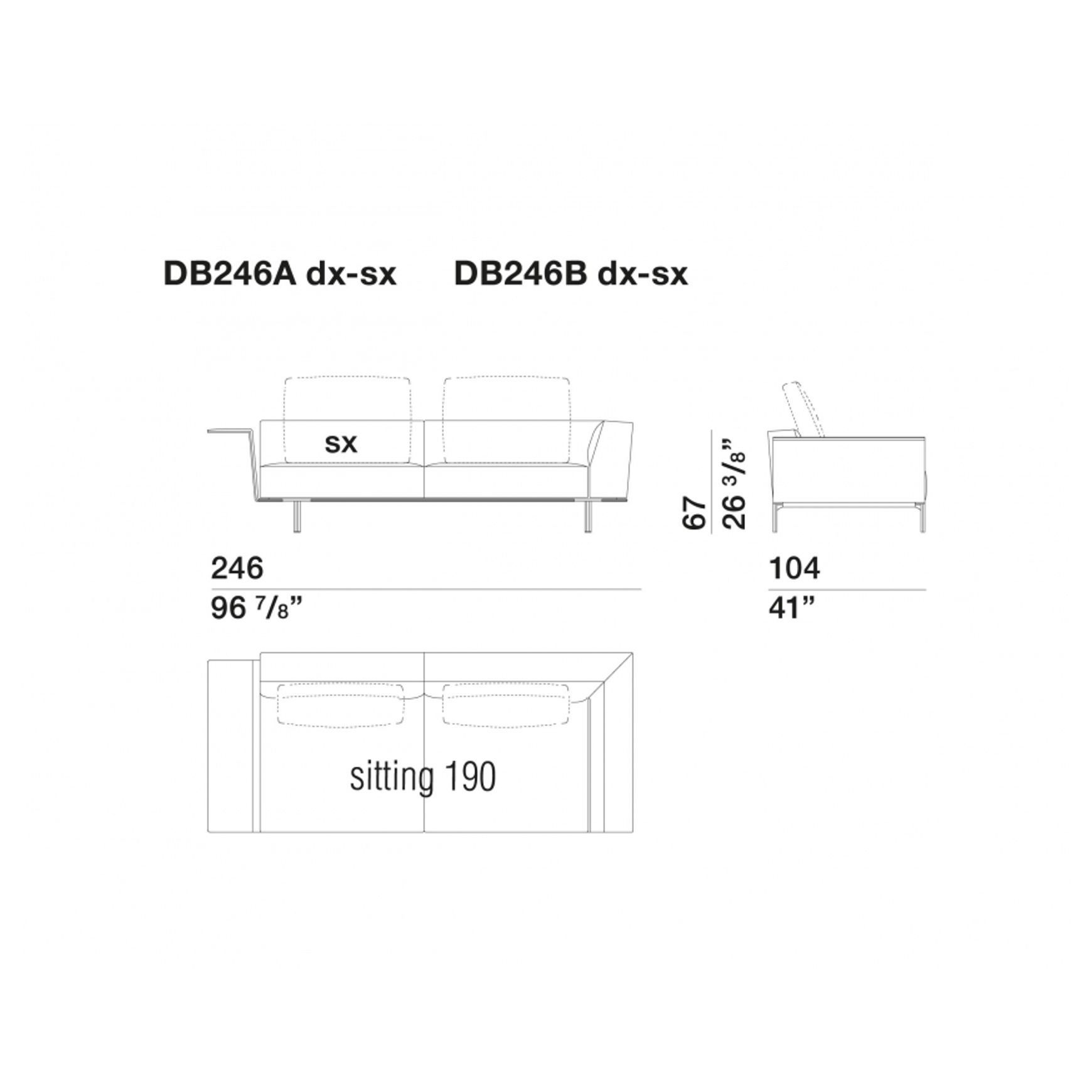 Gregor Sofa by Molteni&C