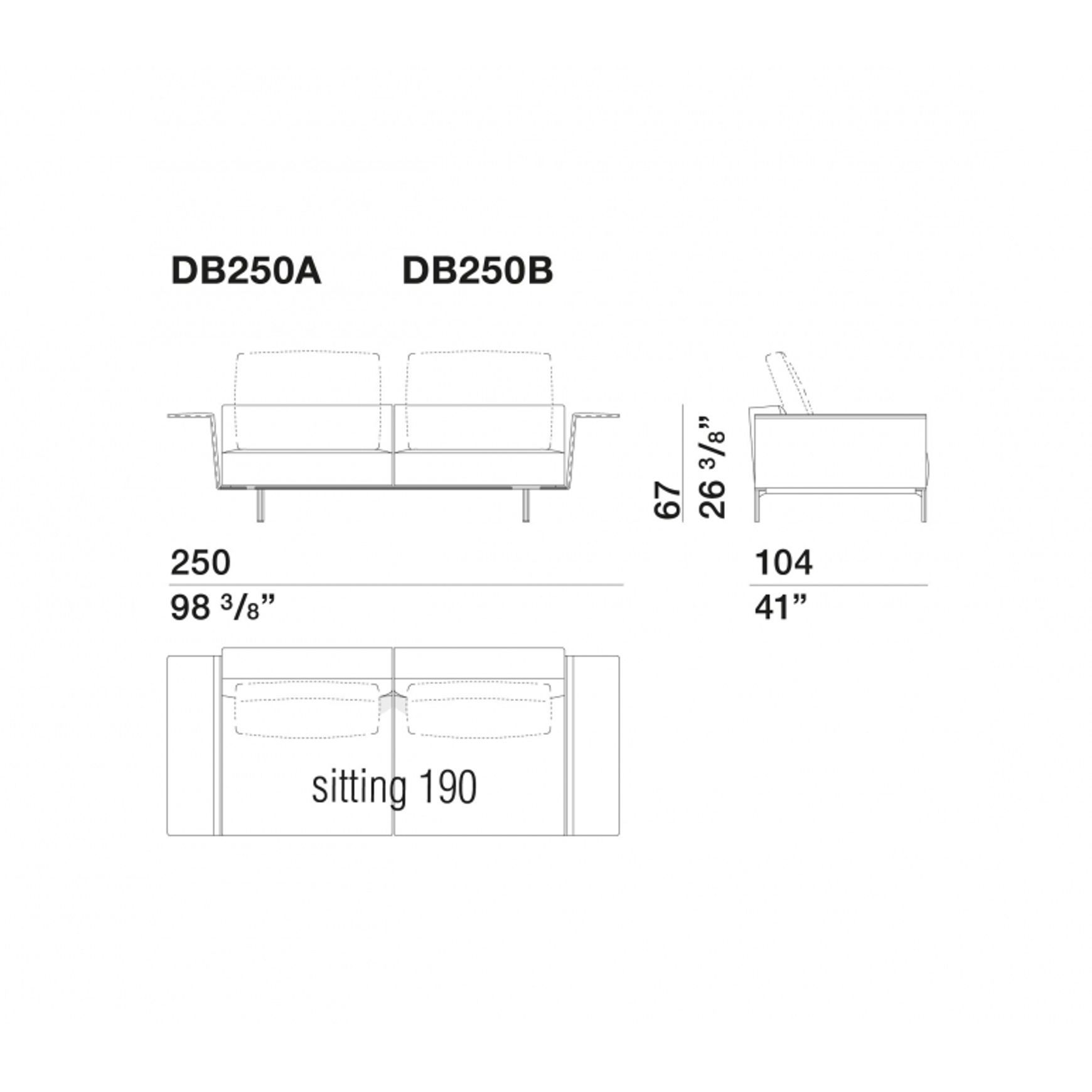 Gregor Sofa by Molteni&C