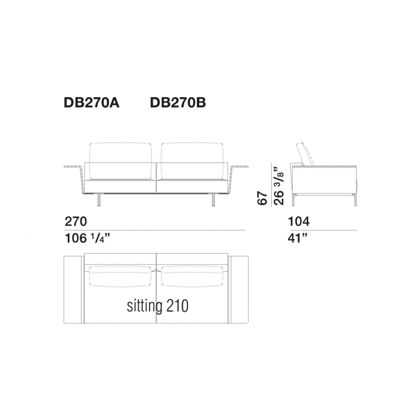 Gregor Sofa by Molteni&C