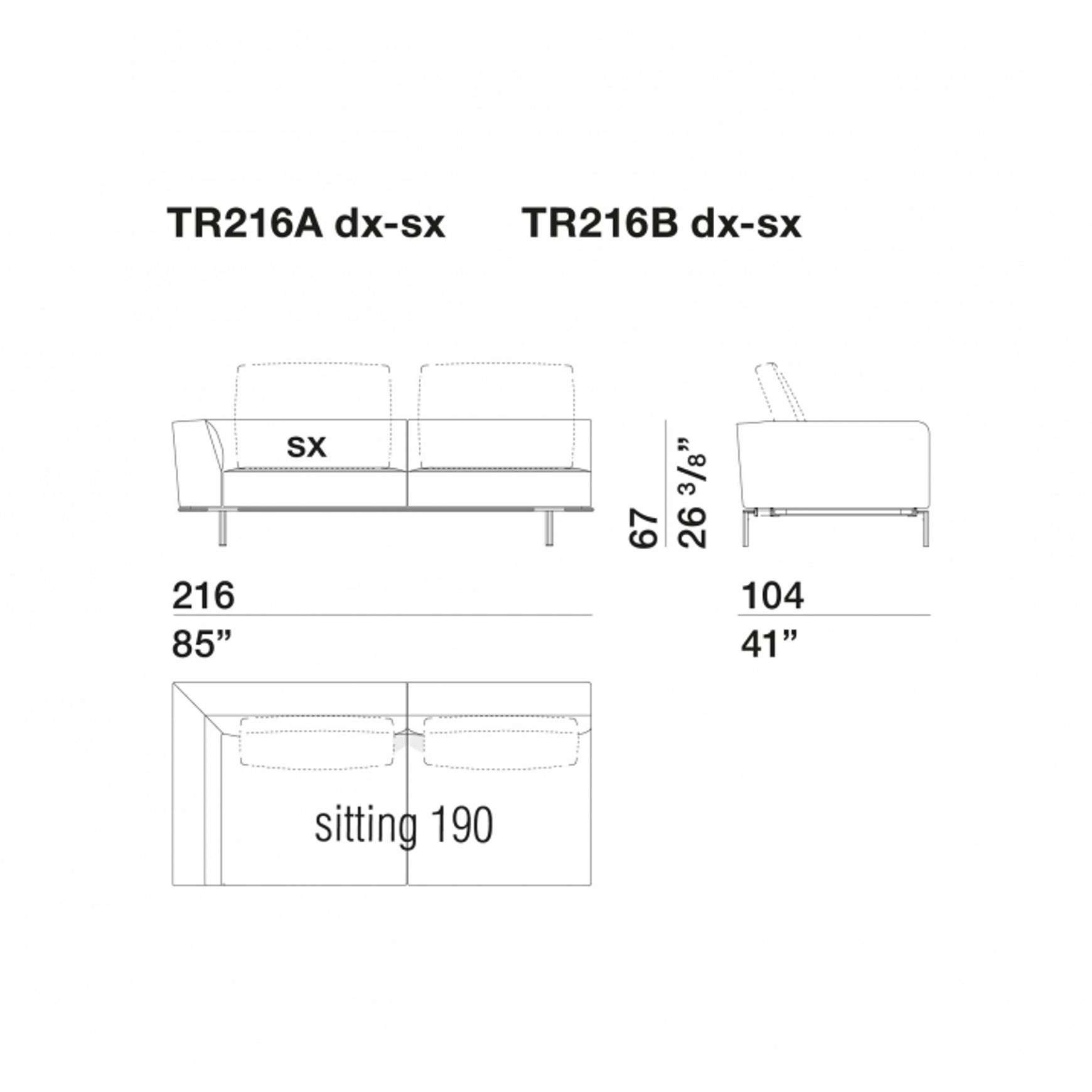 Gregor Sofa by Molteni&C