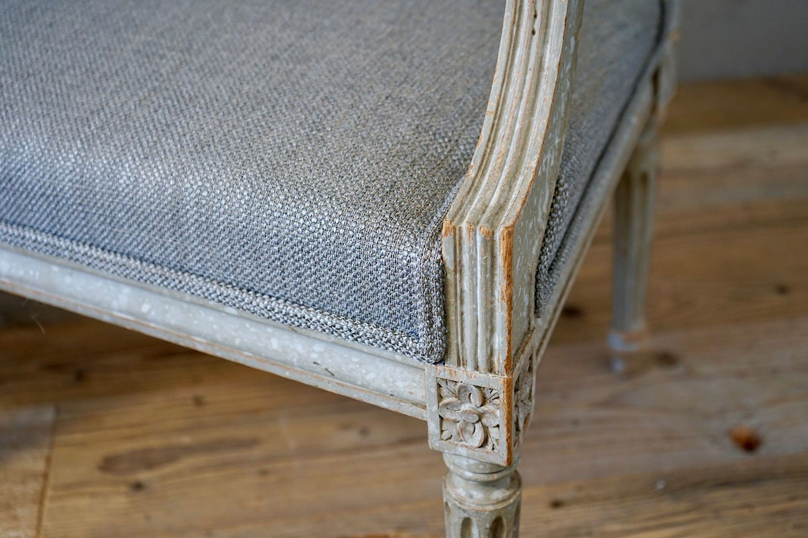 French Louis XVI Painted Armchairs (Pair)