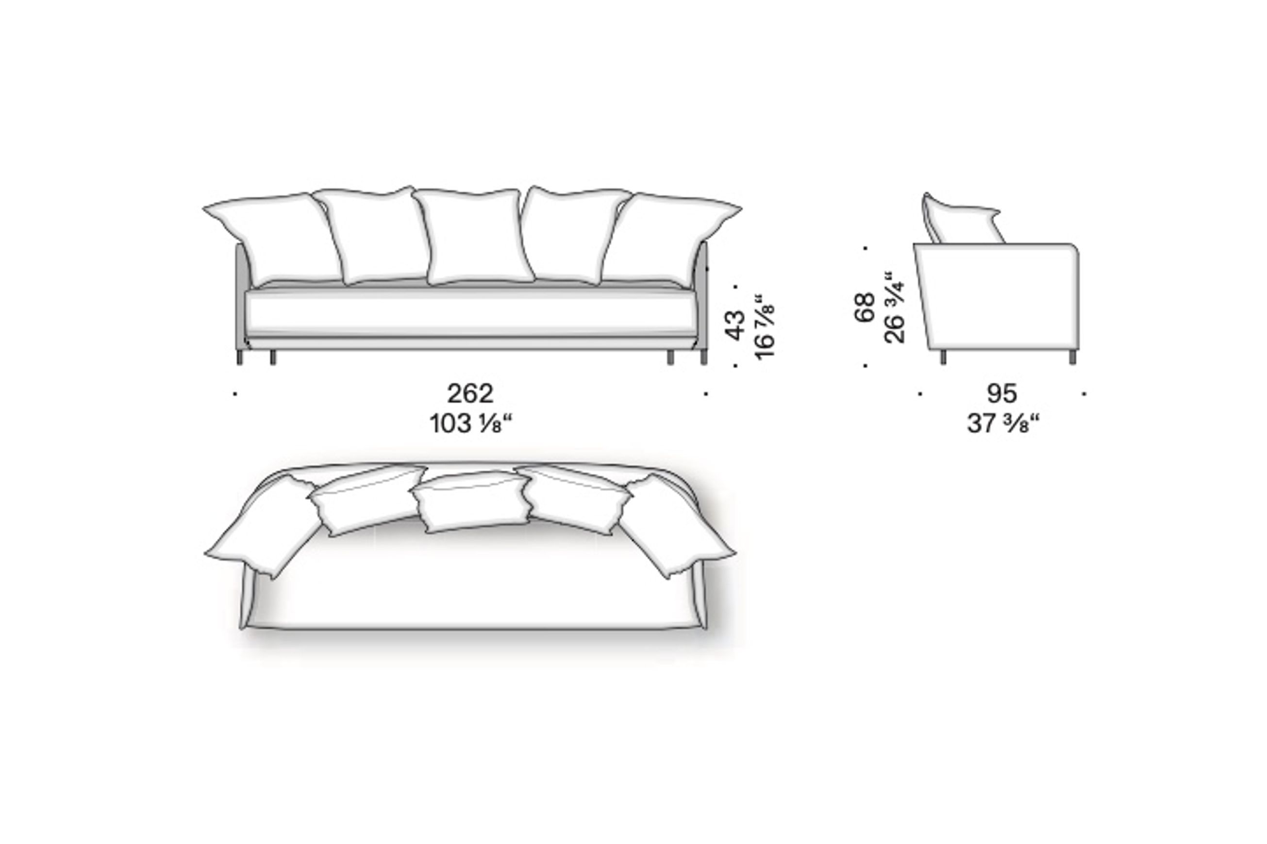 Blendy Slowtime Sofa by DePadova