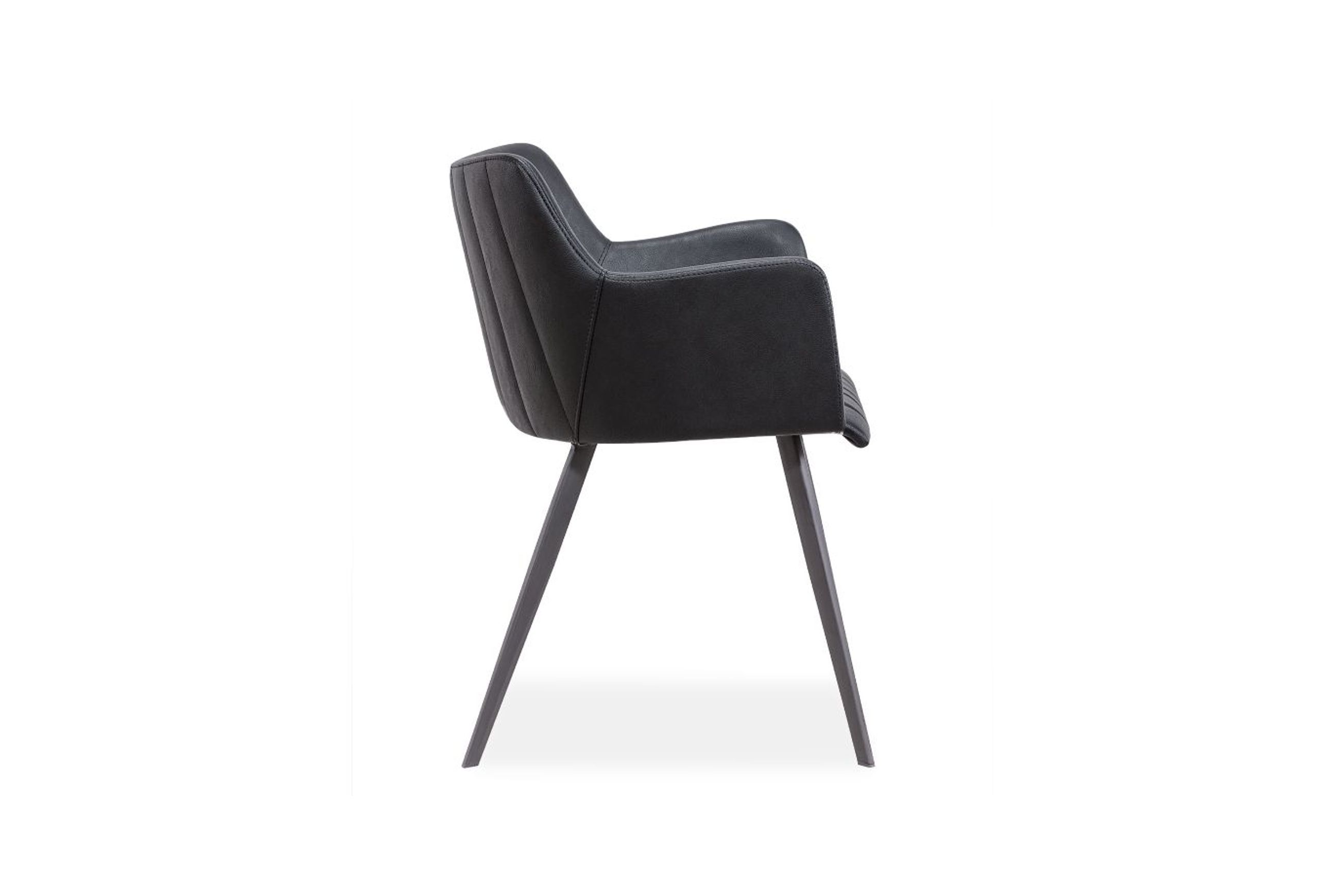 Andorra Arm Chair Vintage Black Seat