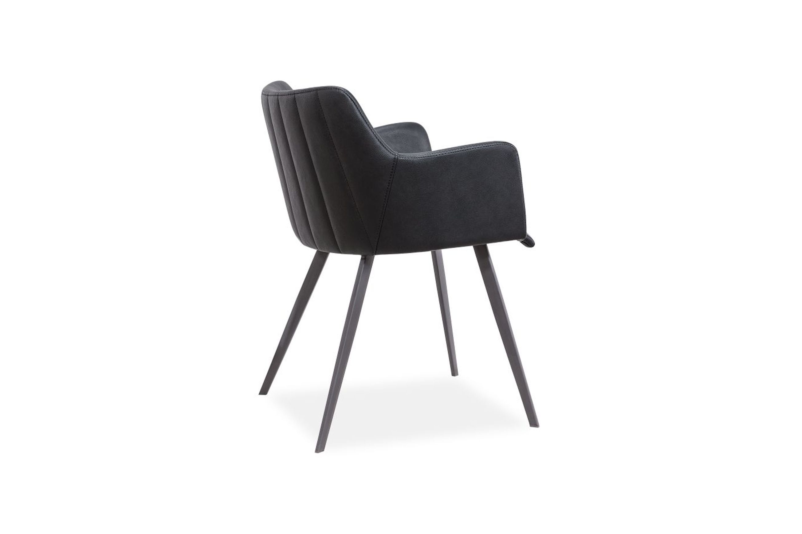 Andorra Arm Chair Vintage Black Seat