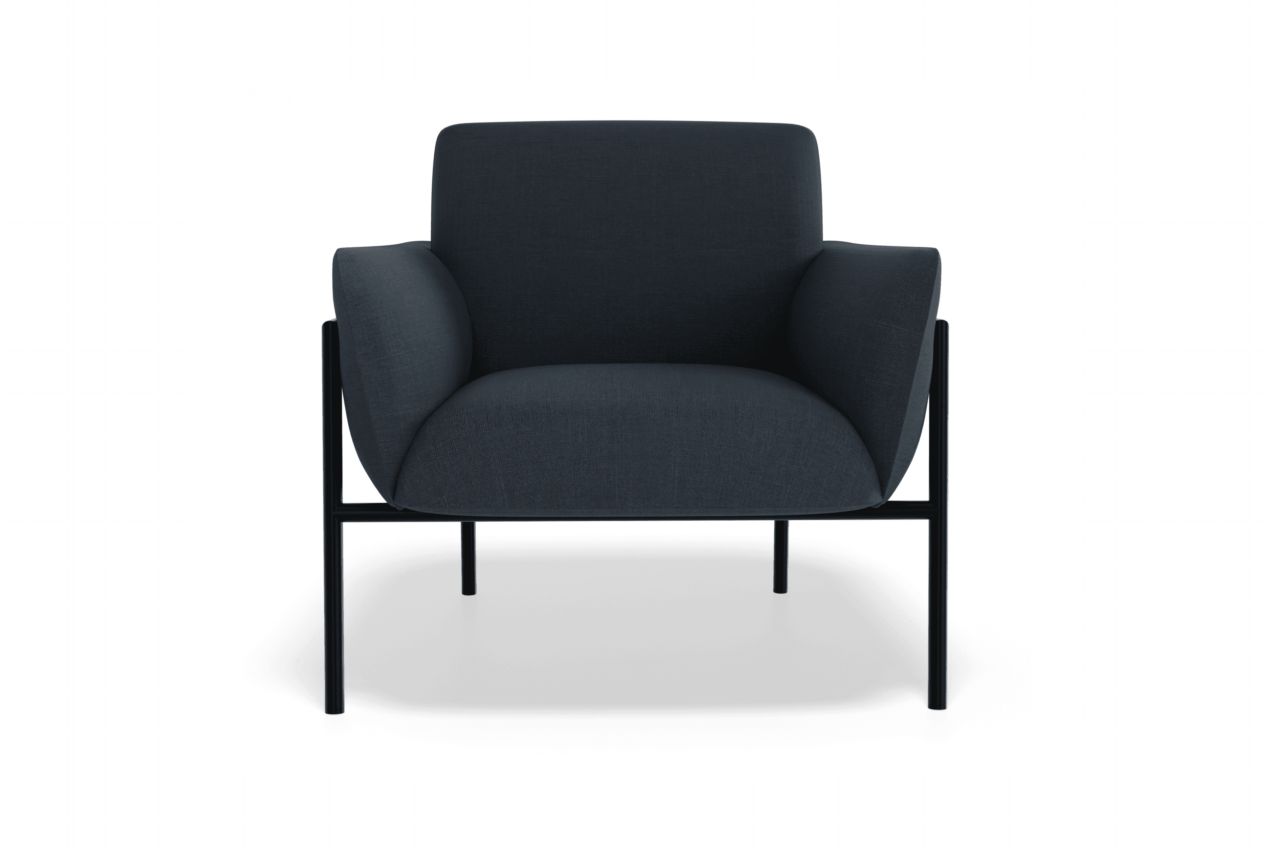 Charlie Single Seater Lounge Chair Midnight Blue