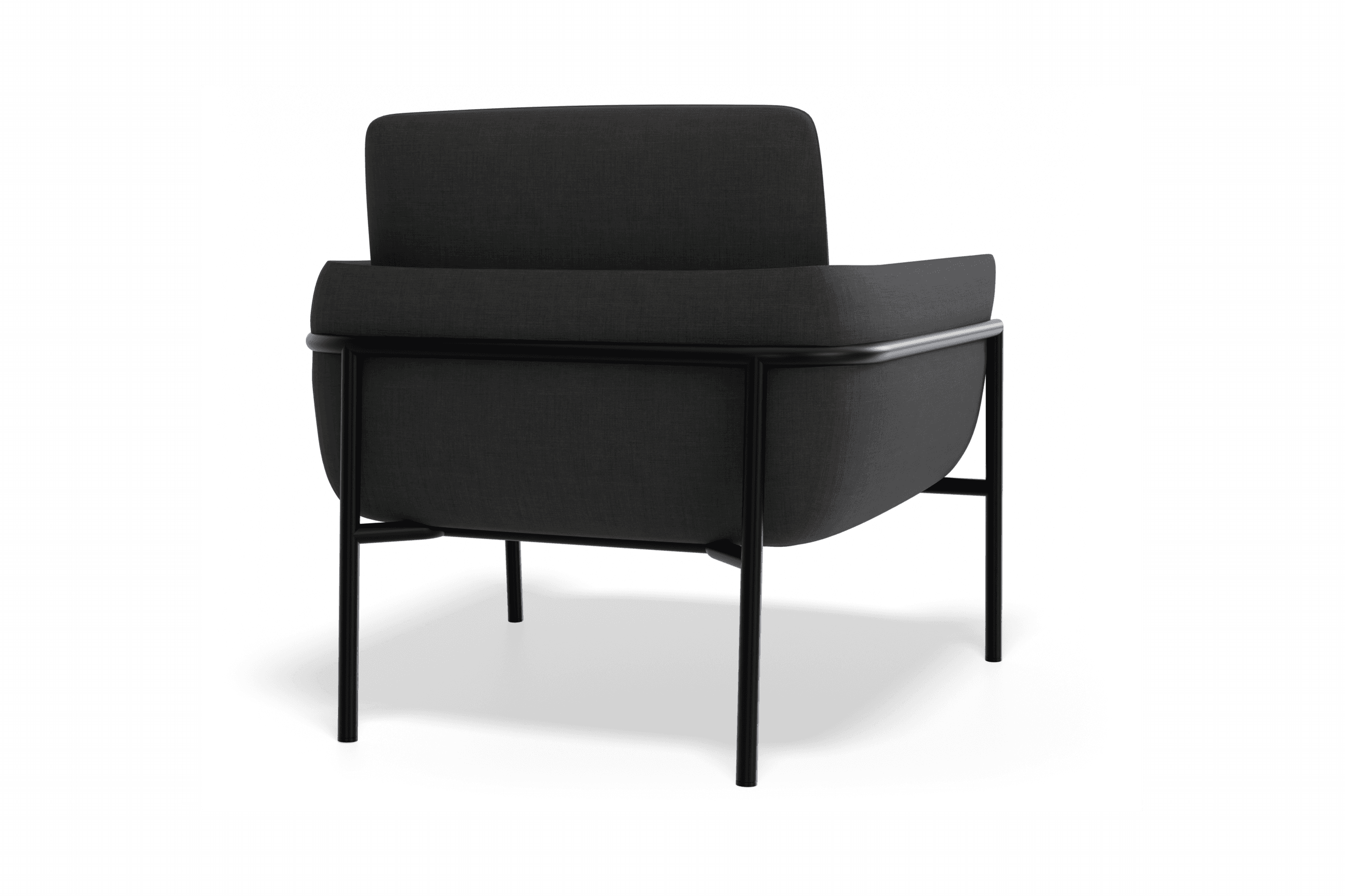 Charlie Single Seater Lounge Chair Storm Grey