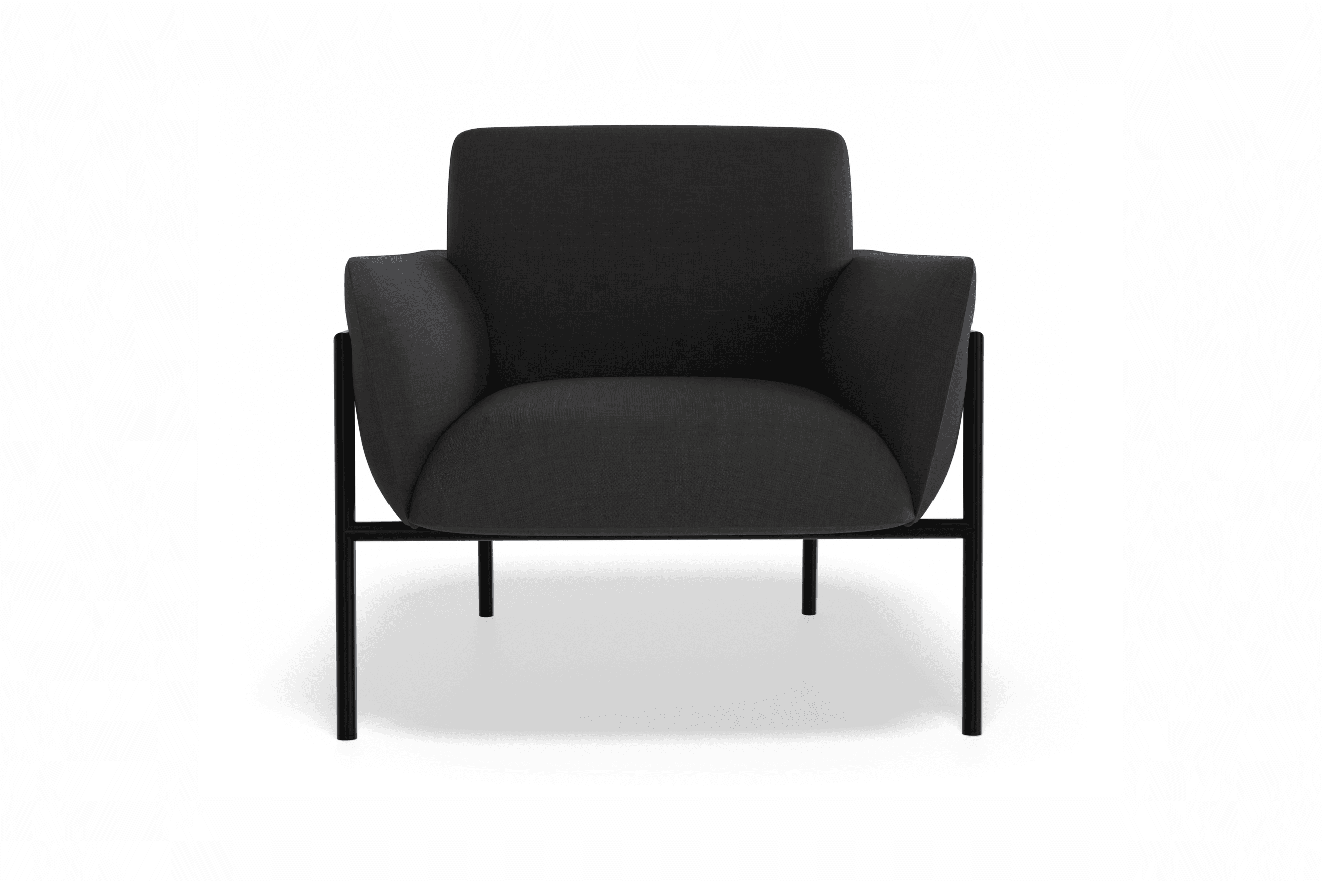 Charlie Single Seater Lounge Chair Storm Grey