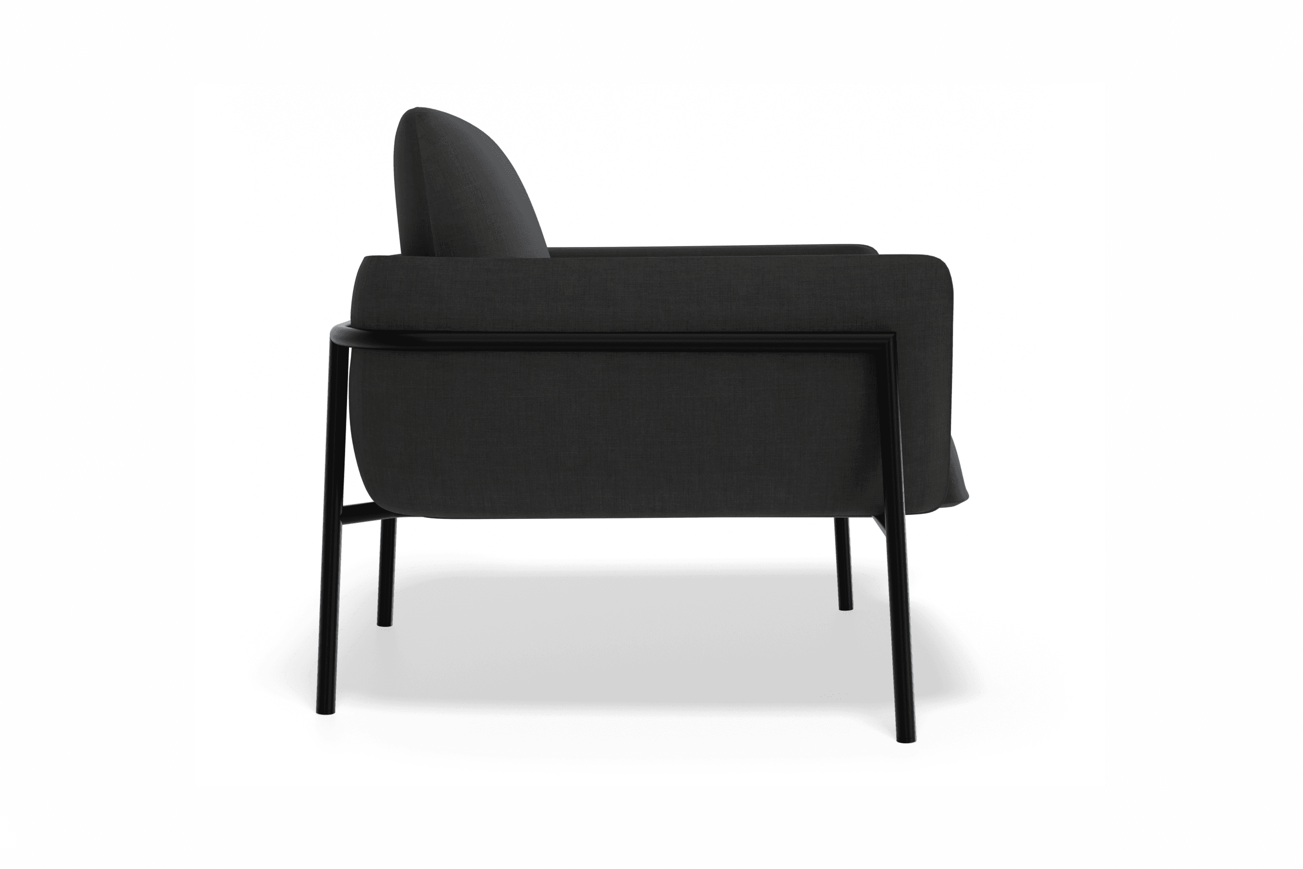 Charlie Single Seater Lounge Chair Storm Grey