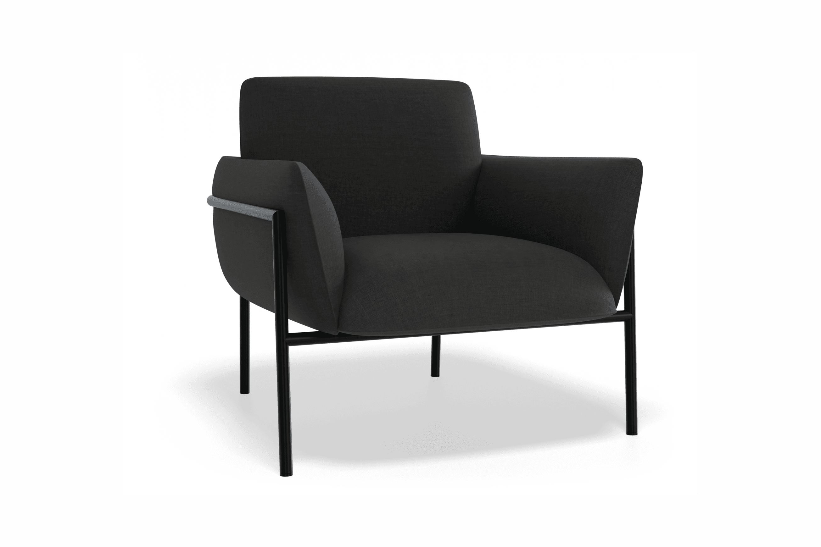 Charlie Single Seater Lounge Chair Storm Grey