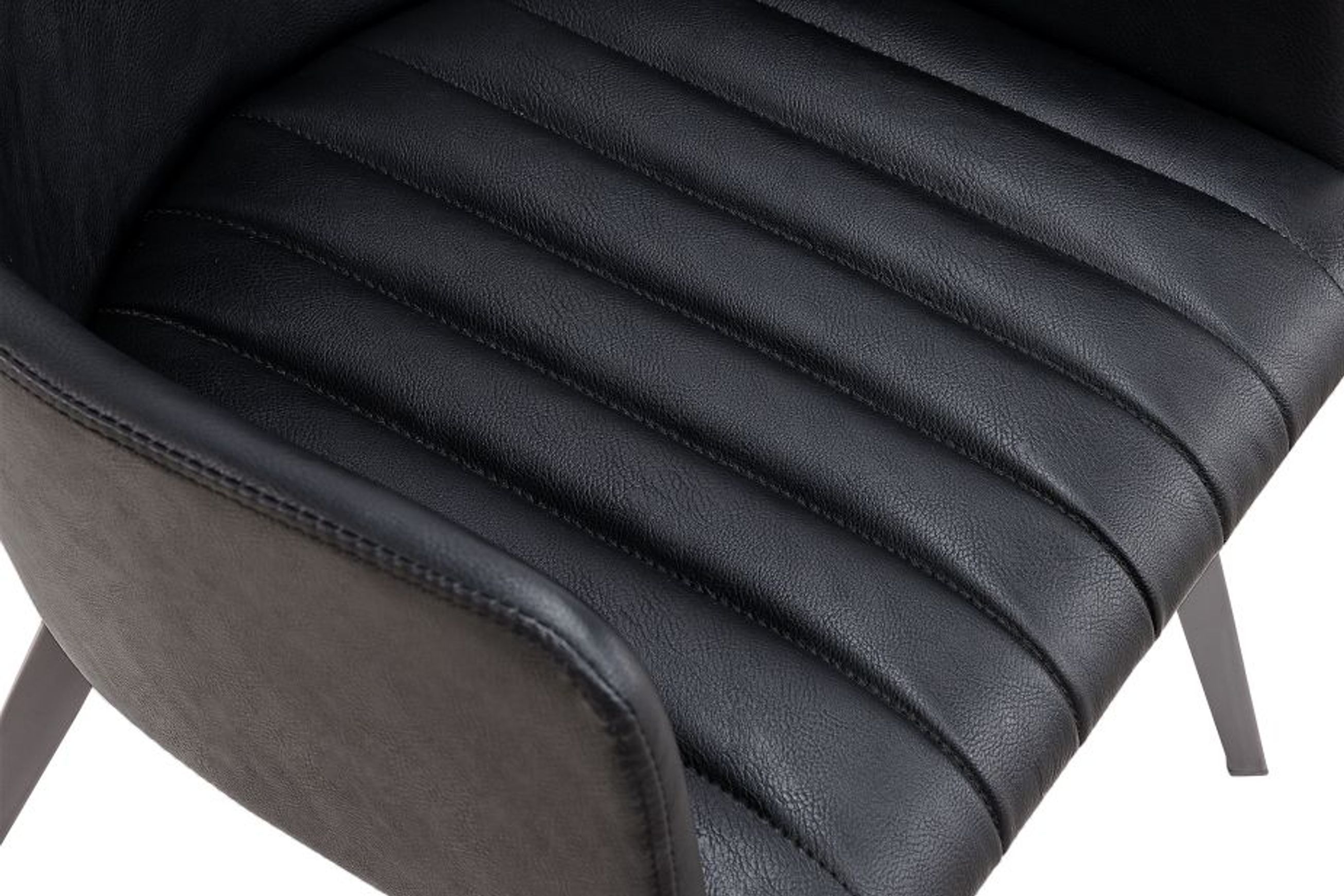 Andorra Arm Chair Vintage Black Seat