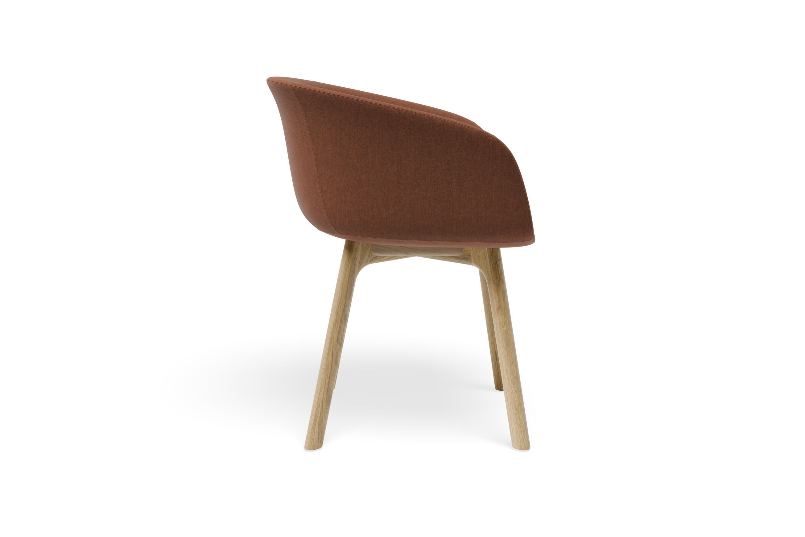 Lonsdale Armchair - Natural - Terracotta Brown