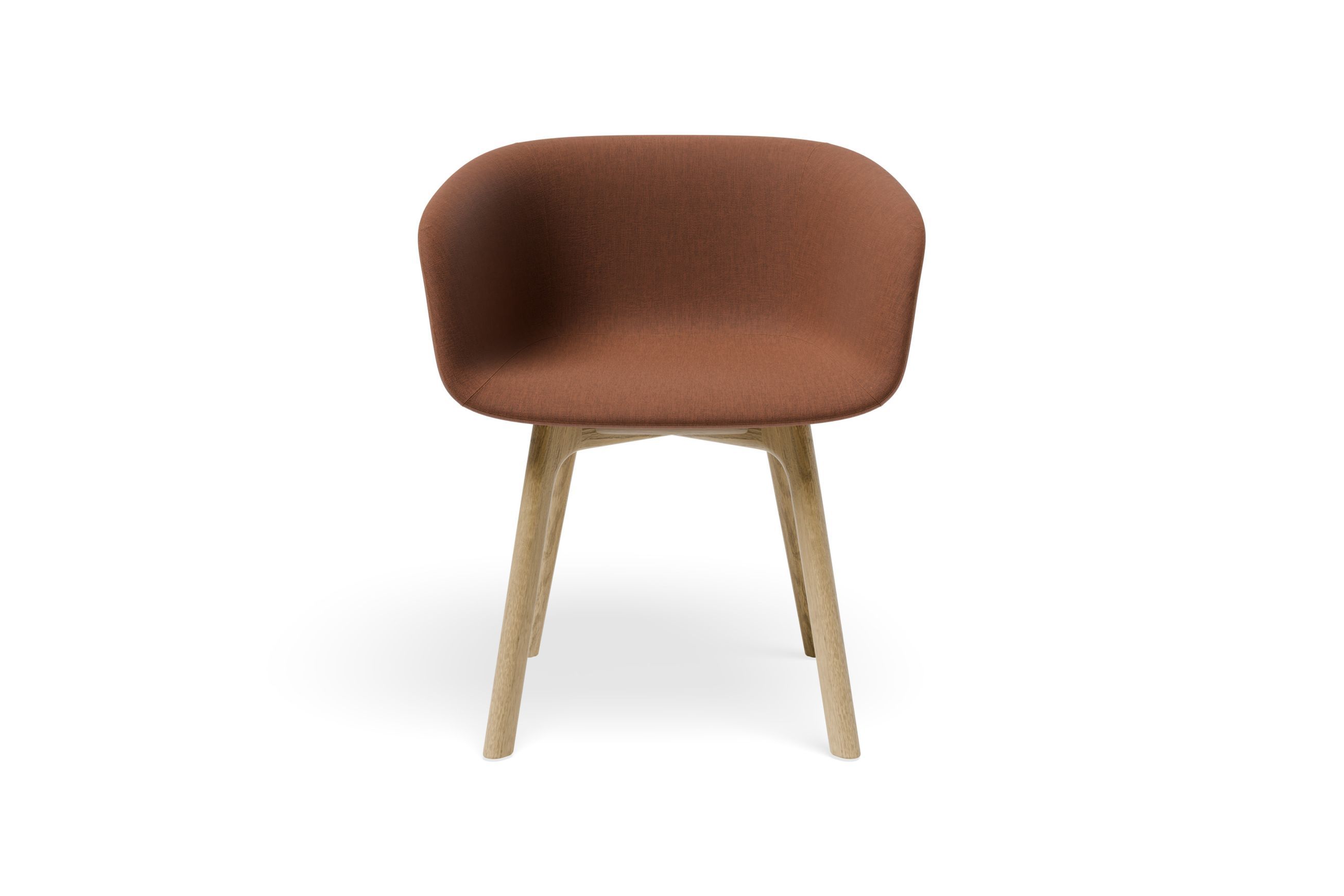 Lonsdale Armchair - Natural - Terracotta Brown