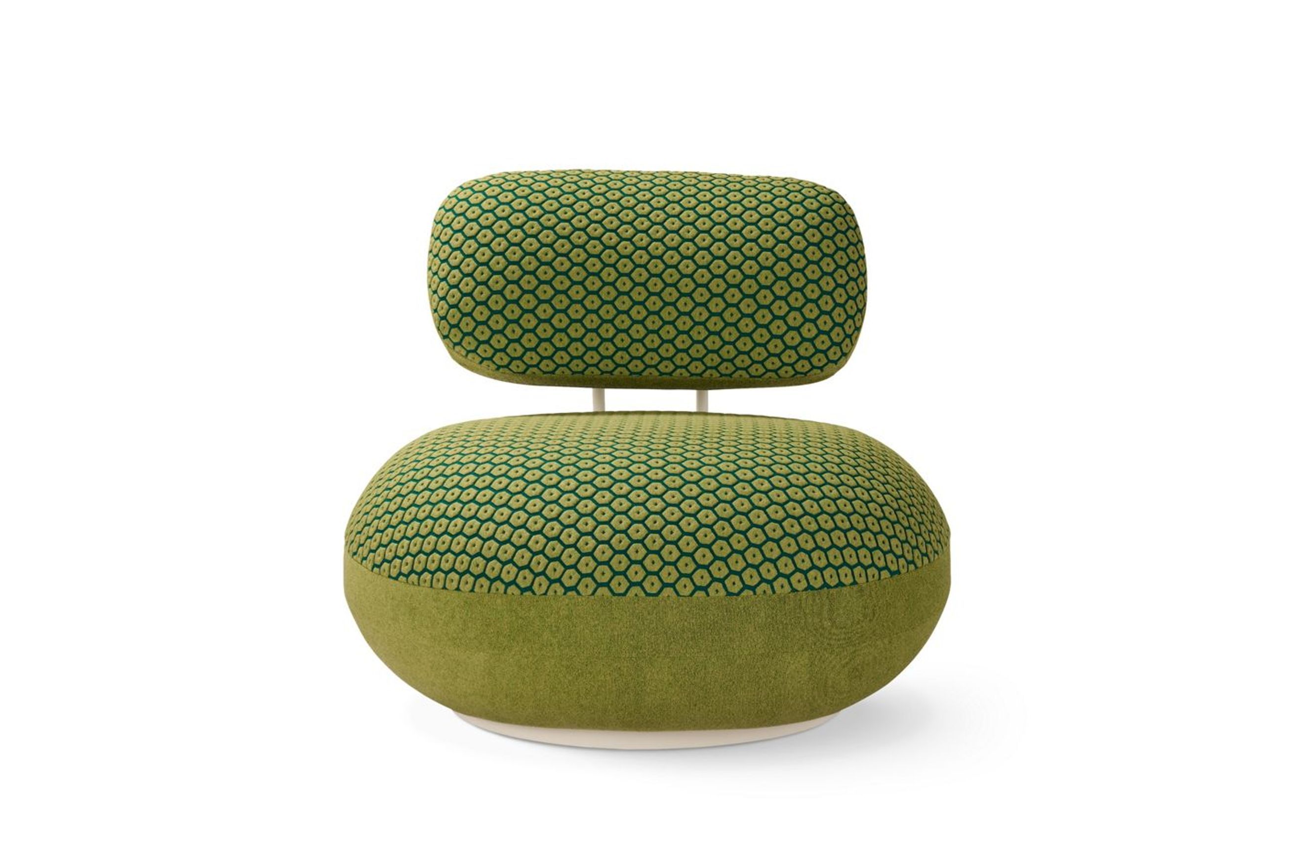 Symi Pivoting Armchair - Sunrise Outdoor Fabric