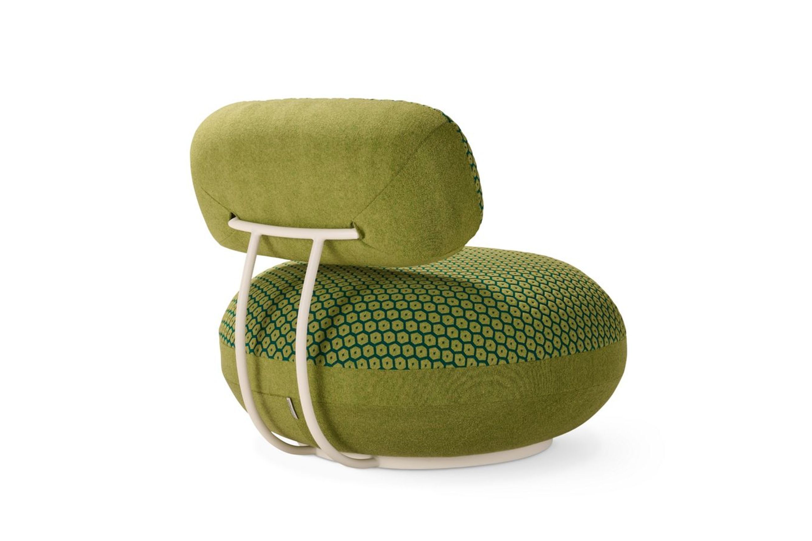 Symi Pivoting Armchair - Sunrise Outdoor Fabric