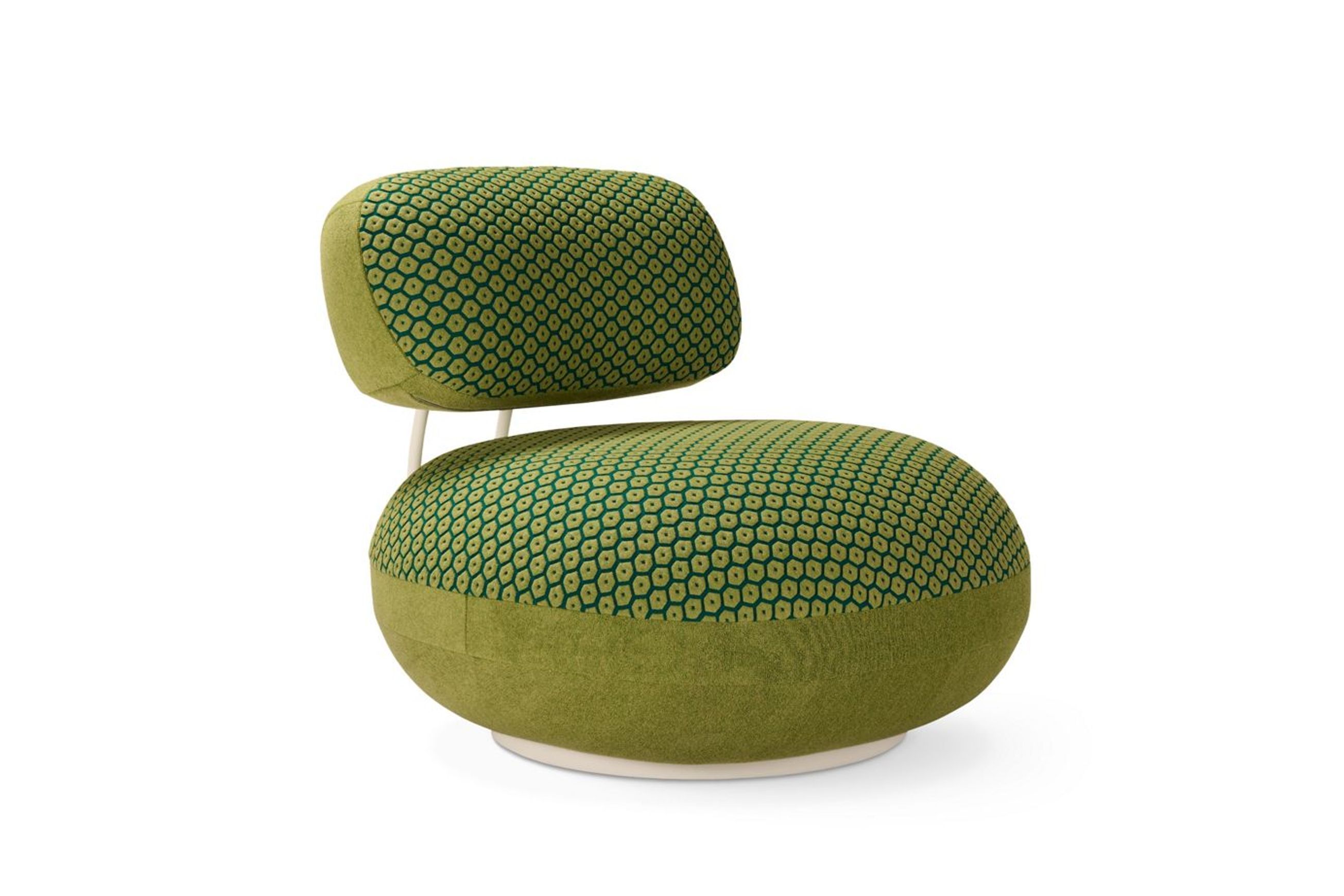 Symi Pivoting Armchair - Sunrise Outdoor Fabric