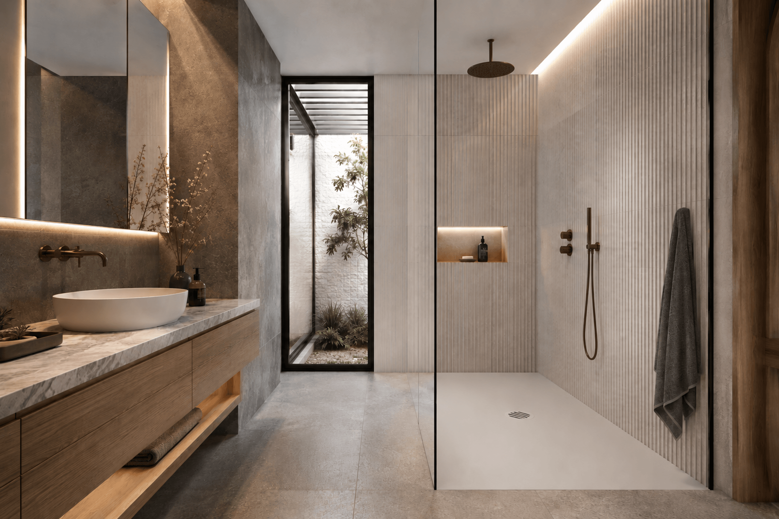 12mm Solid Surface Shower Base