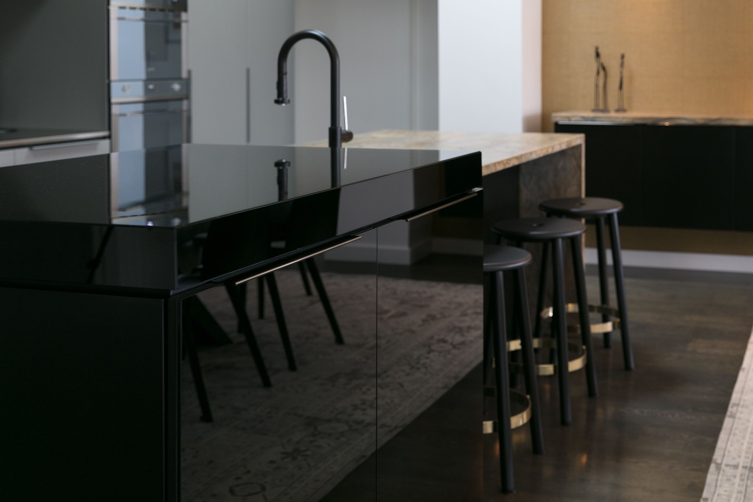 Kitchen Island Glass