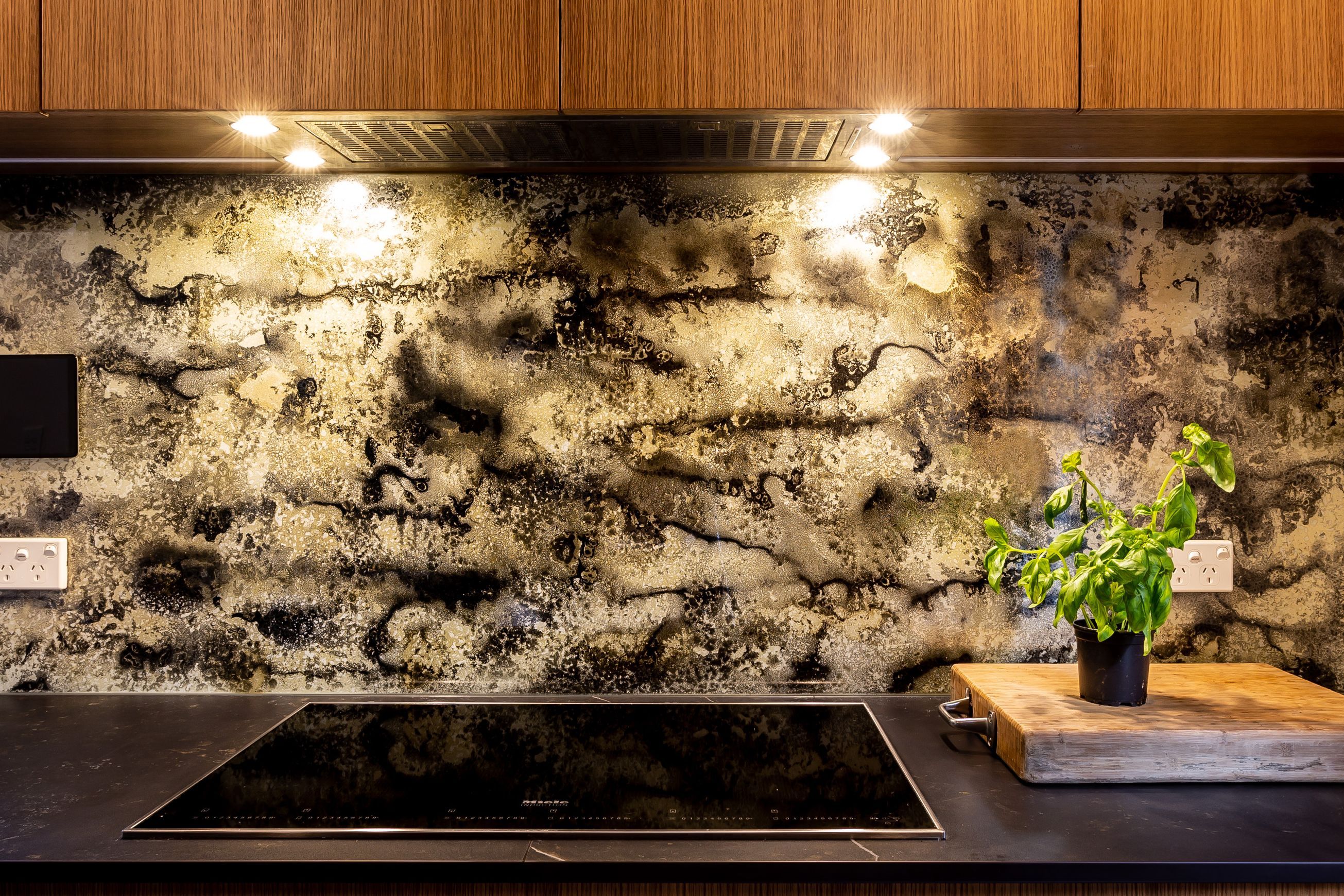 Marbled Glass Splashbacks
