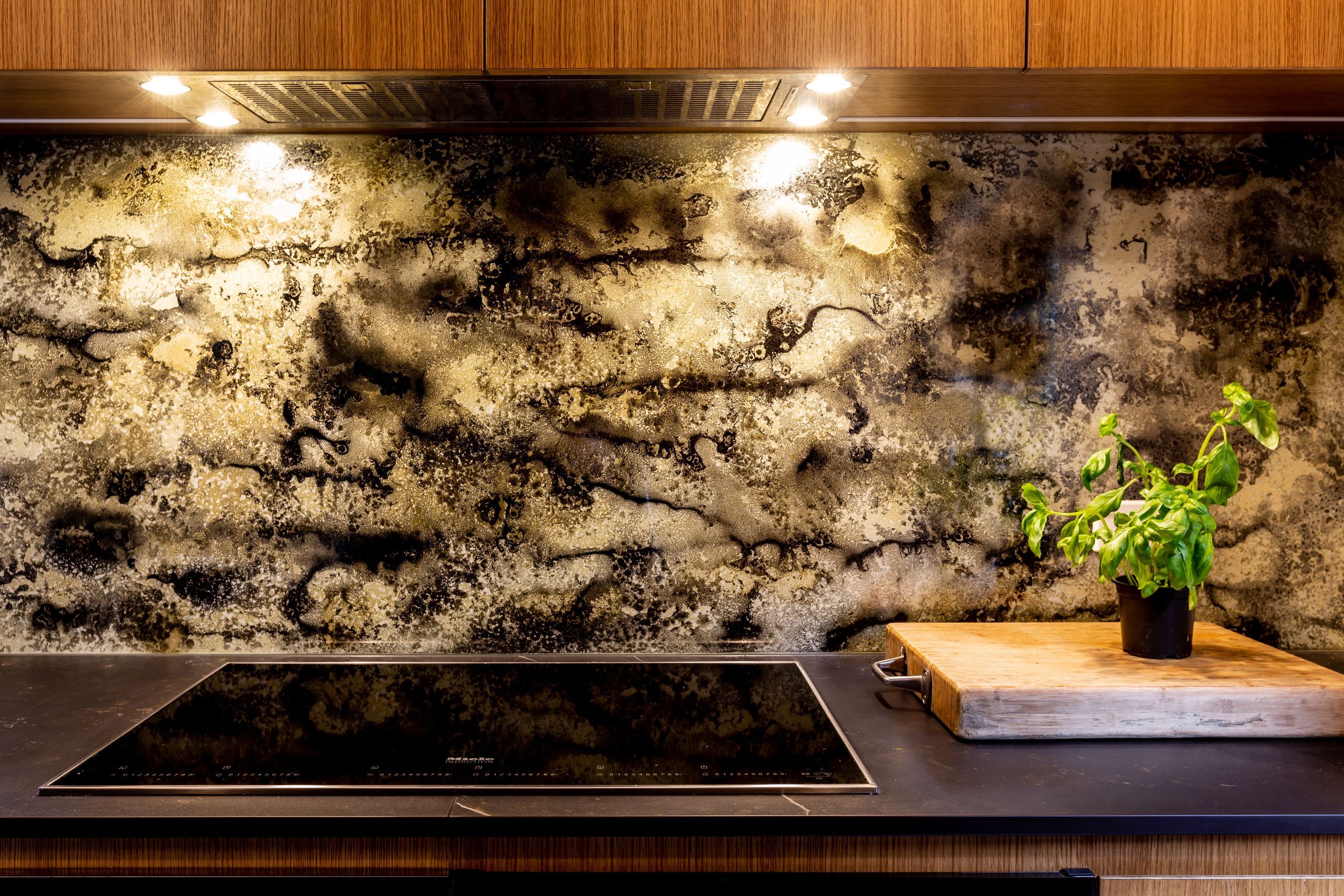 Marbled Glass Splashbacks
