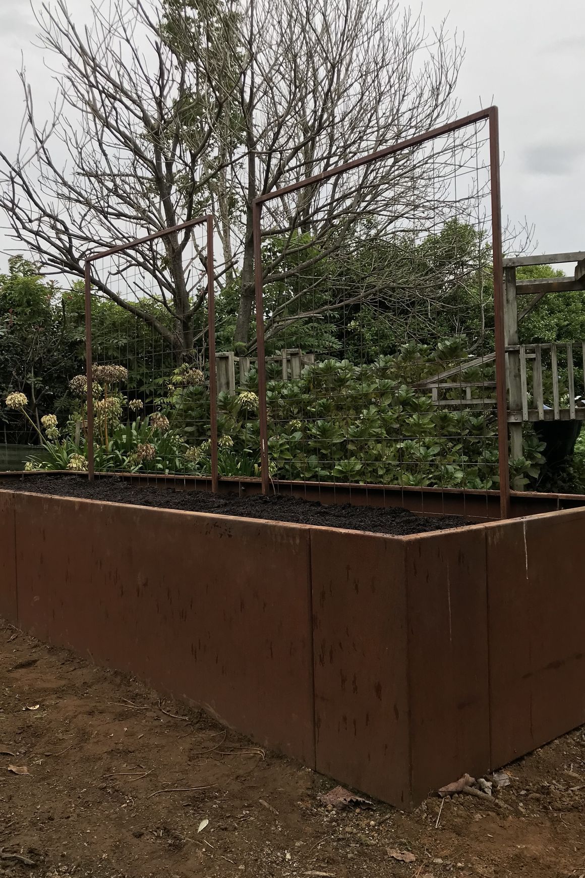 Corten Steel Modular Planter Box