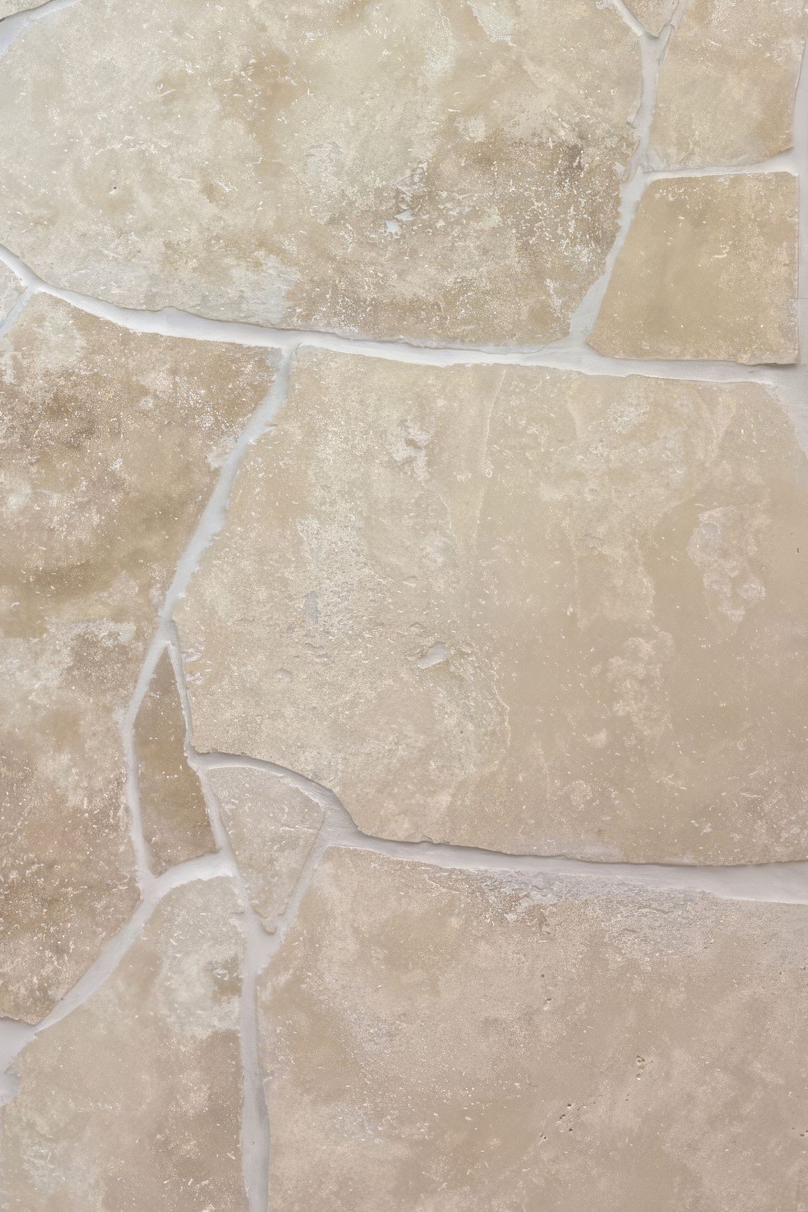 Latte Travertine 20mm | Random Flagstone