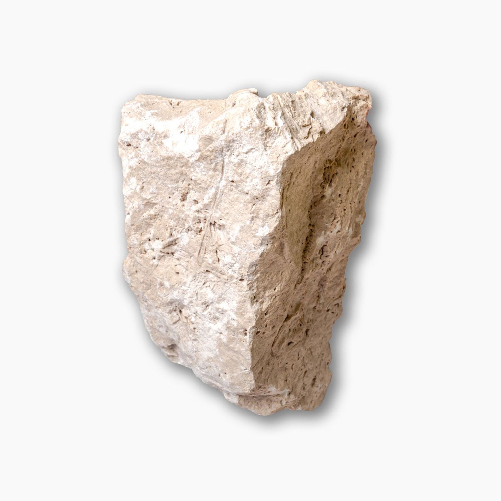 Latte Travertine Rockface Random I Cladding - Loose