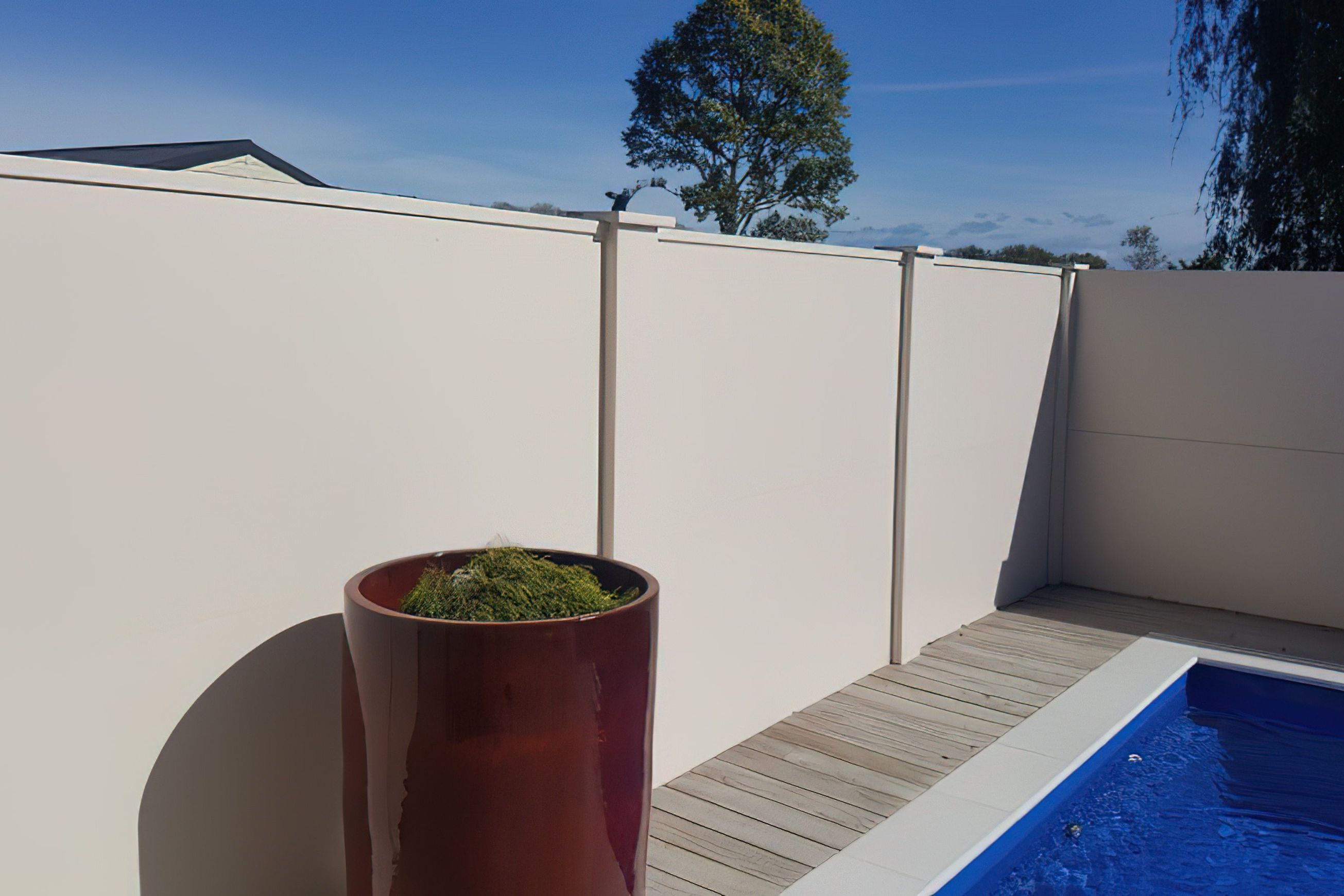 Solid Fence Panels - Pool Fence