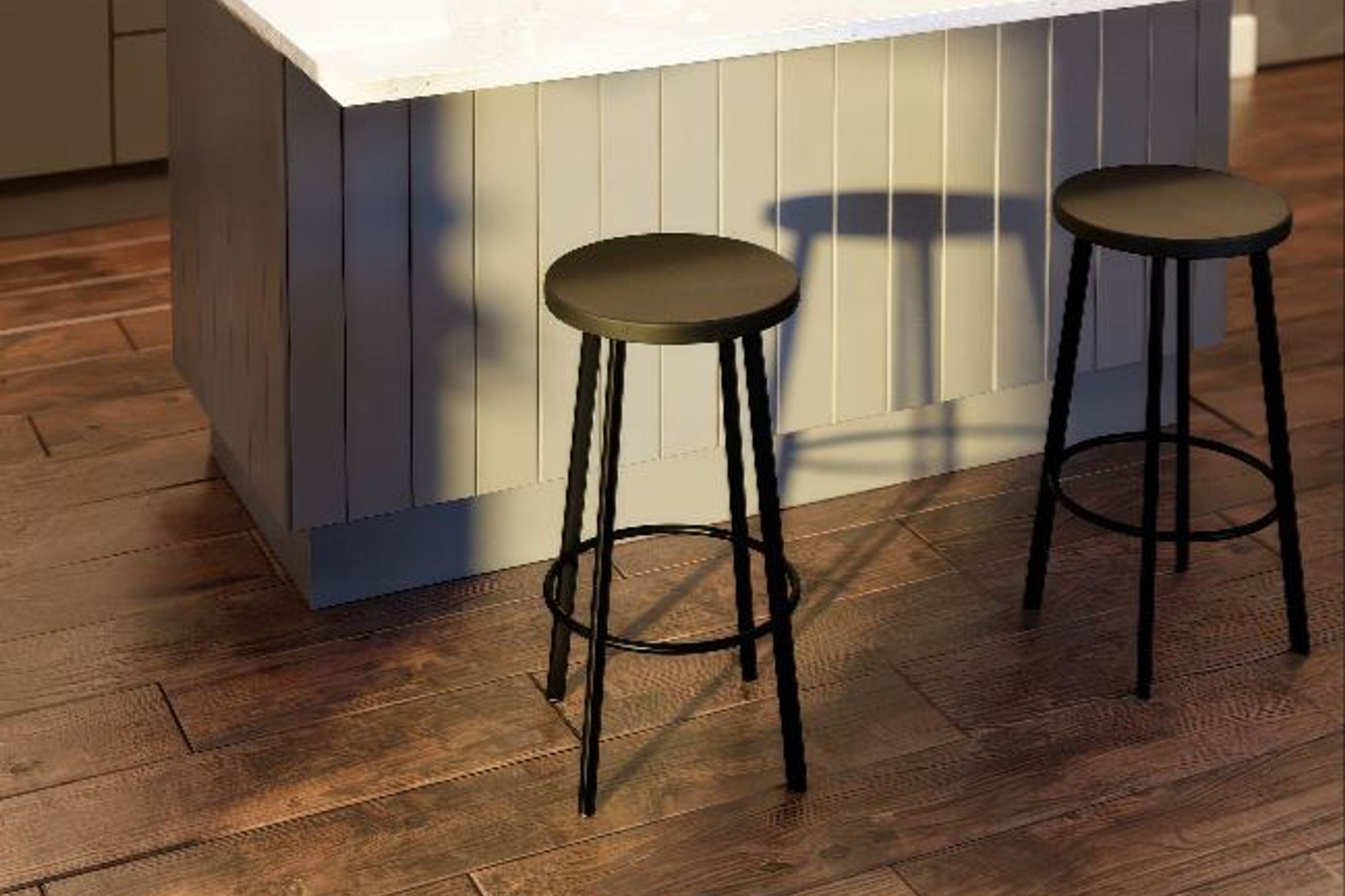 Atlas Bar Stool - Black