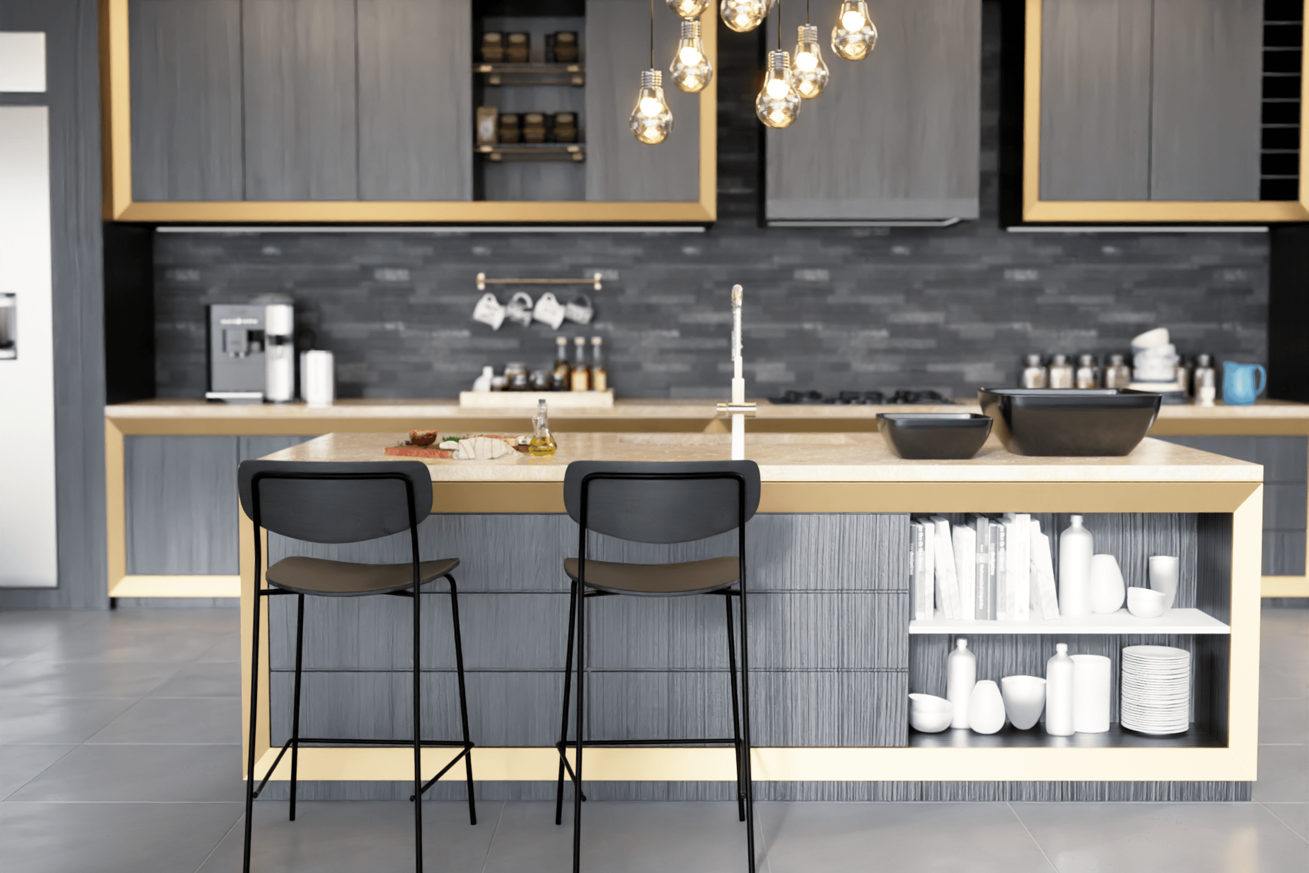 Rylie Stool - Black Stained Ash Seat and Backrest