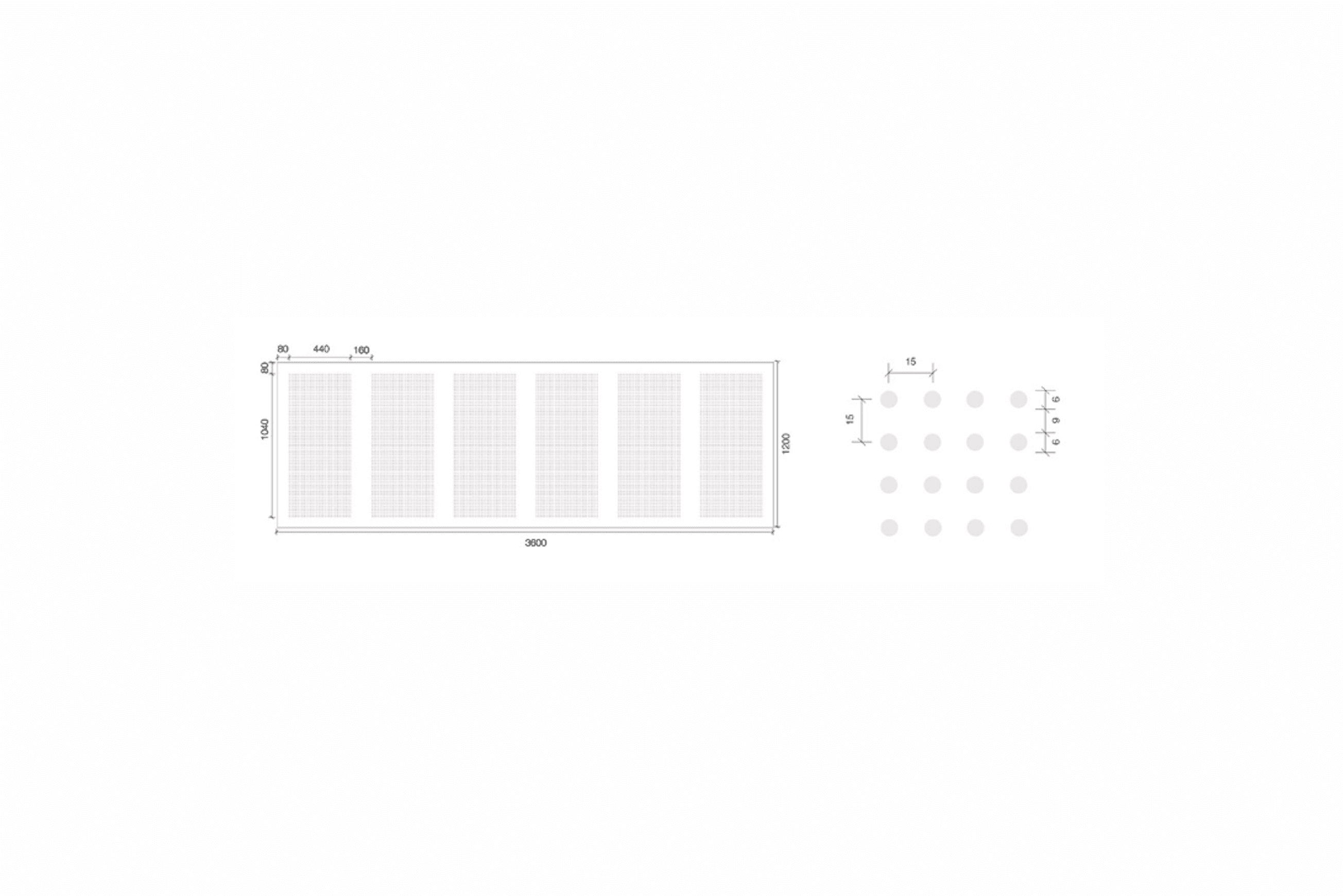Gyprock Standard 6mm Round Perforated Plasterboard