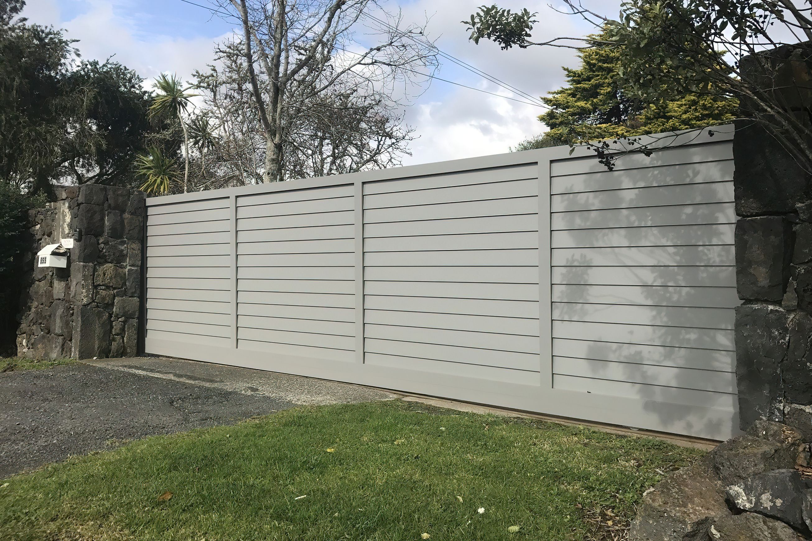 Weatherboard Driveway Gates