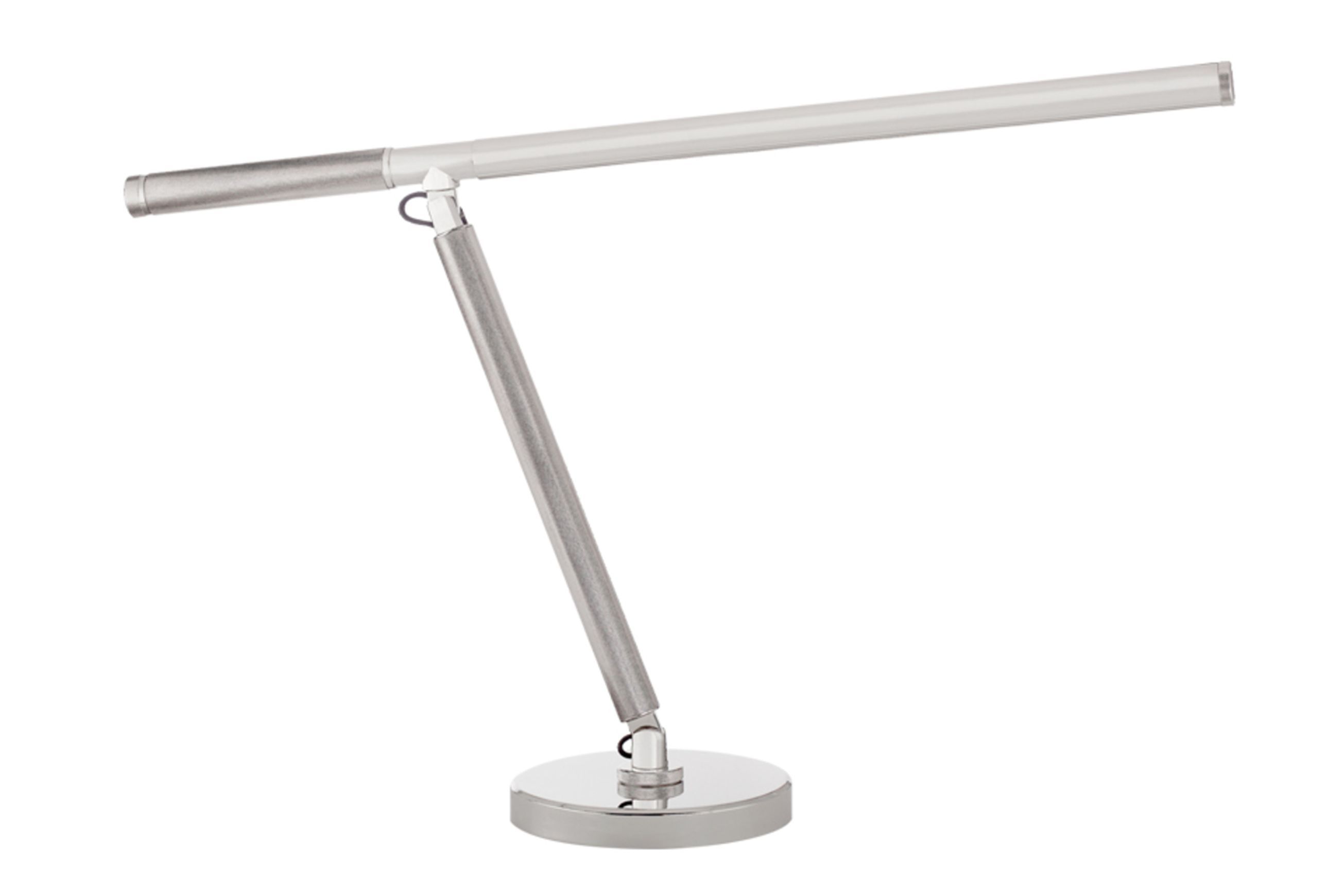 Barrett Knurled Boom-arm Desk Lamp – Nickel