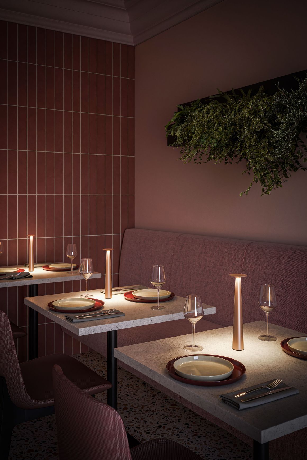 Lix Skinny Dim To Amber Lamp