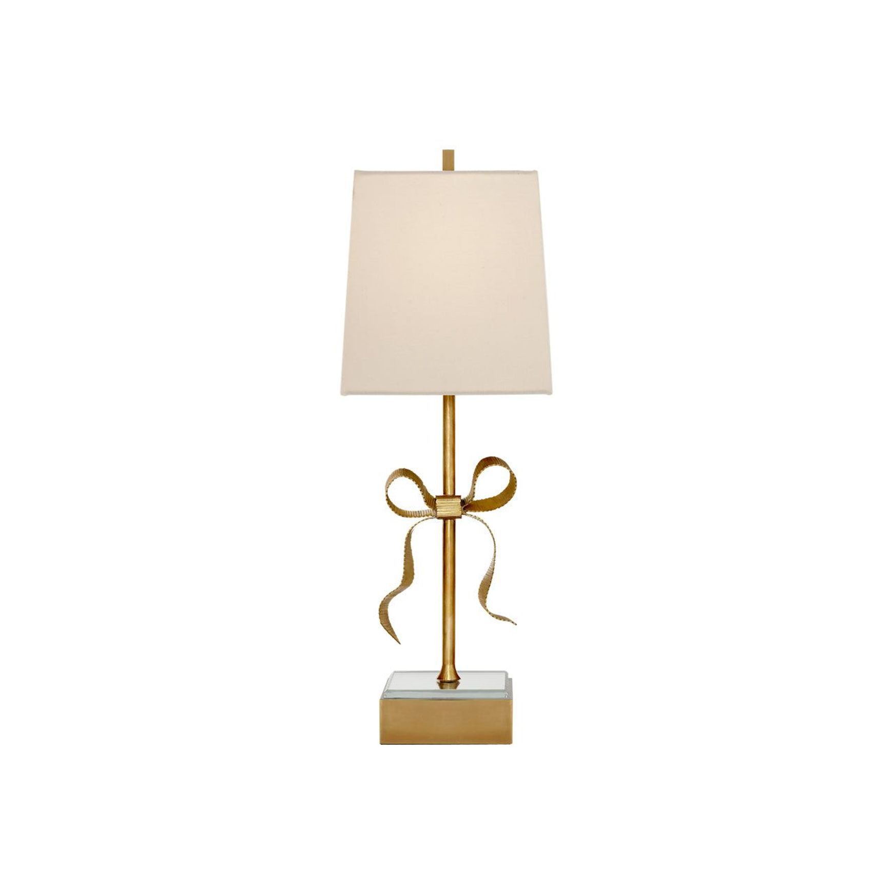Kate Spade Ellery Gros-Grain Bow Table Lamp – Gold