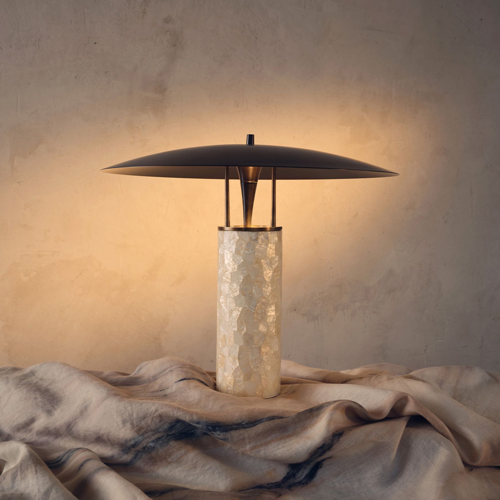 Luna Capiz Table Lamp