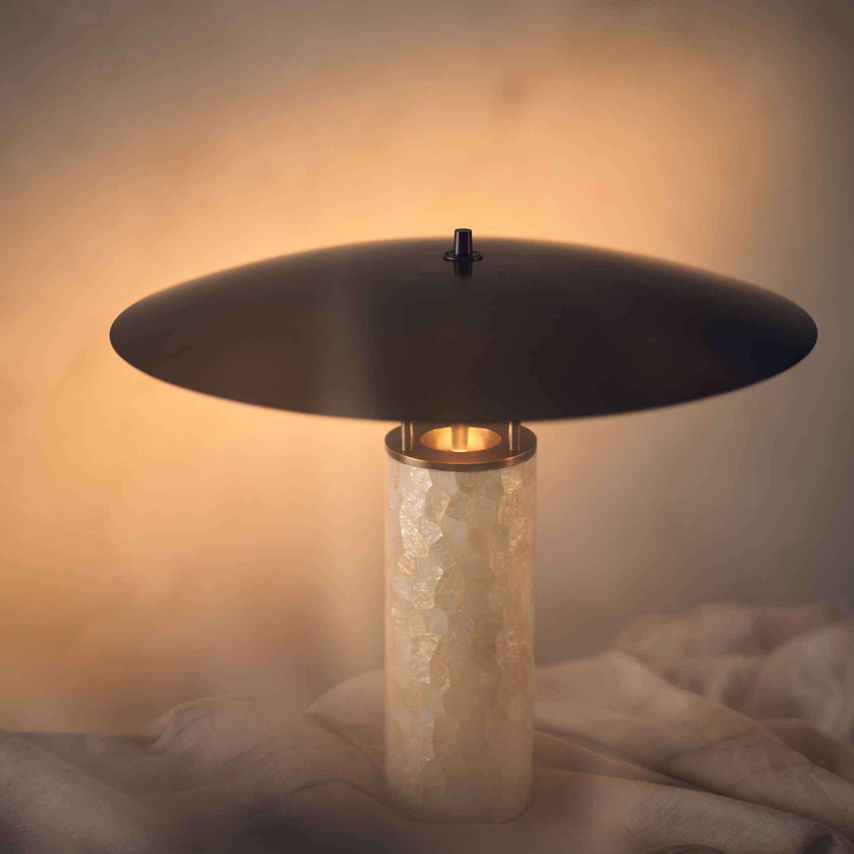 Luna Capiz Table Lamp