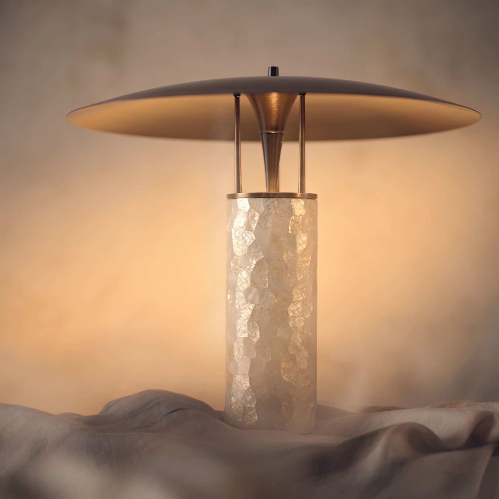 Luna Capiz Table Lamp
