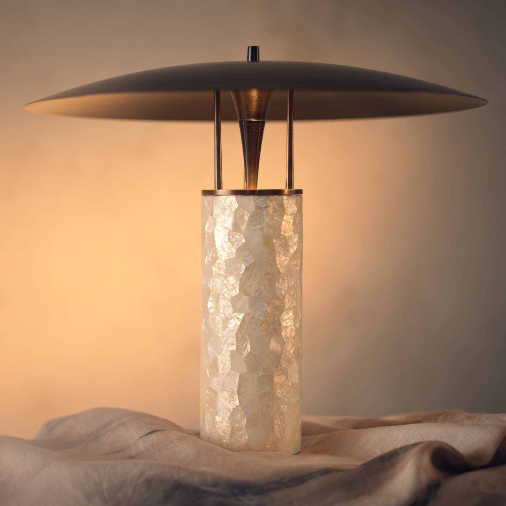 Luna Capiz Table Lamp