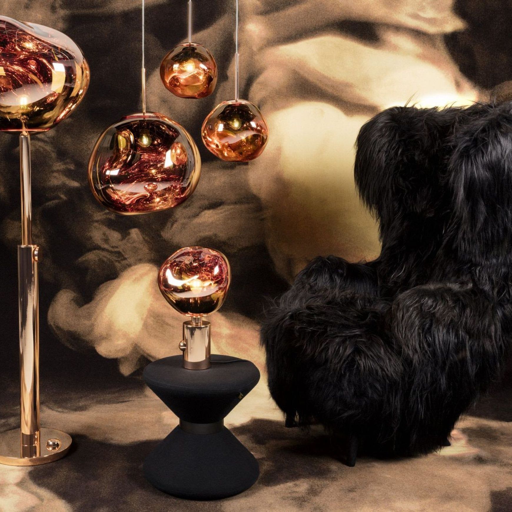 Melt Table Lamp Copper