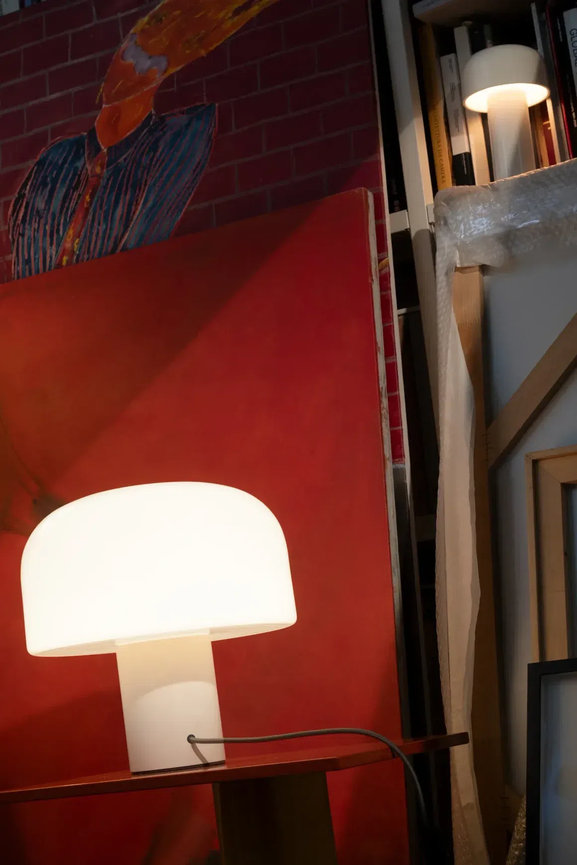 Bellhop Glass T Table Lamp by Flos