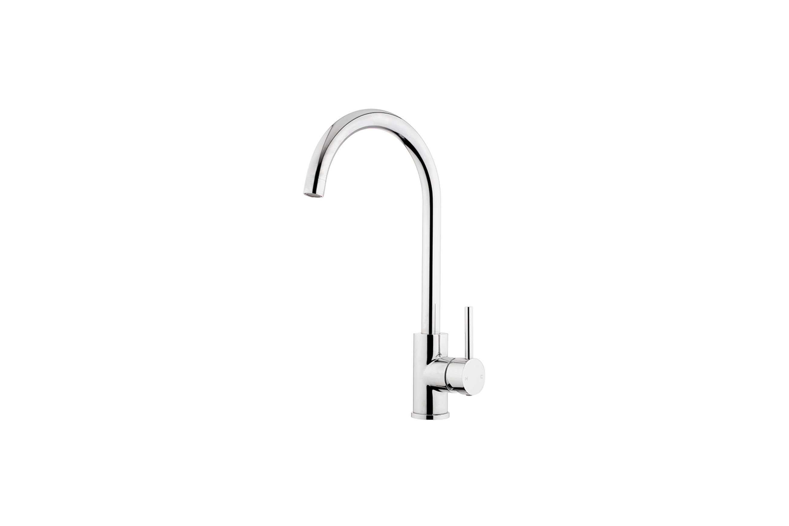 Voda Gooseneck Sink Mixer with Cold Start technology