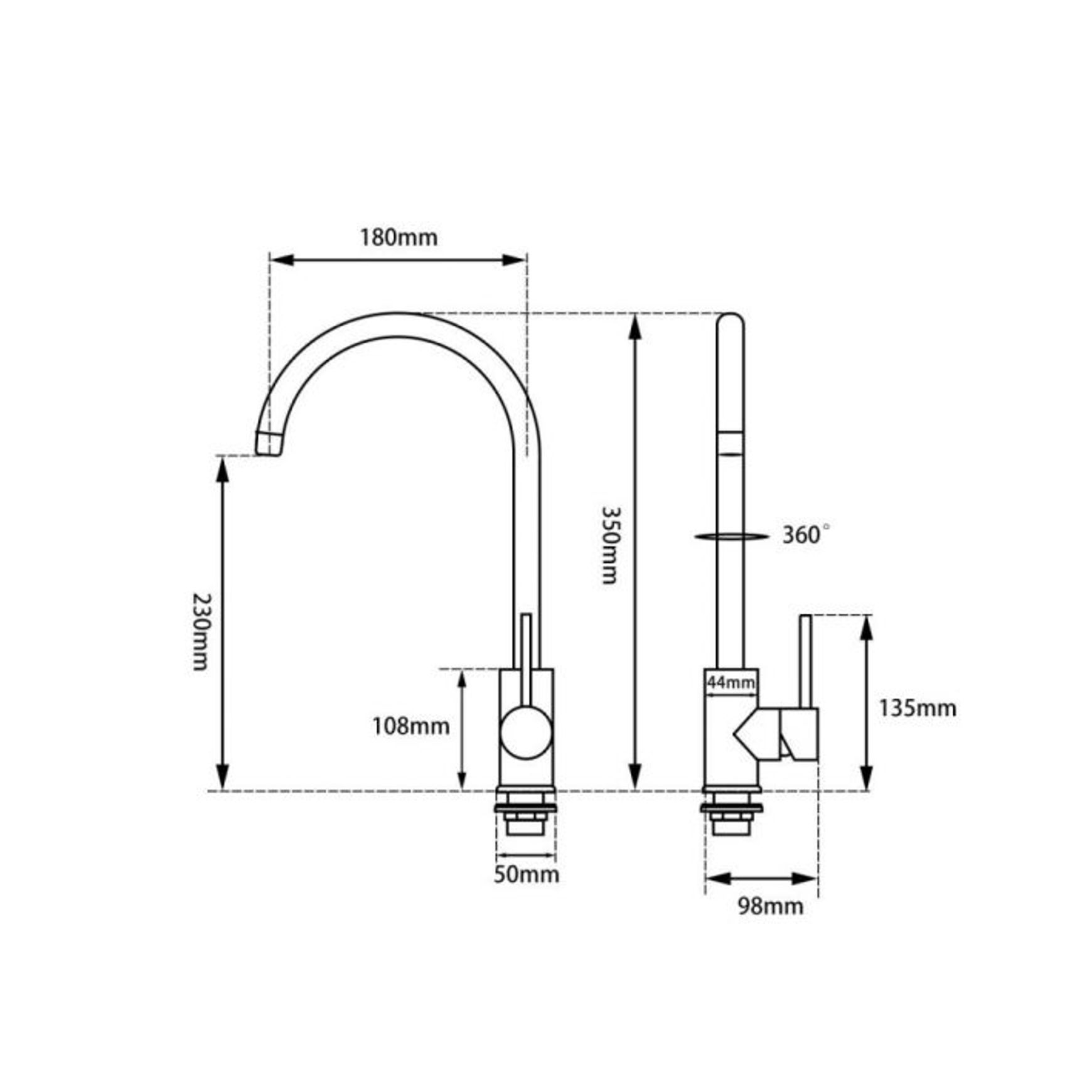 Standard Kitchen Mixer Chrome